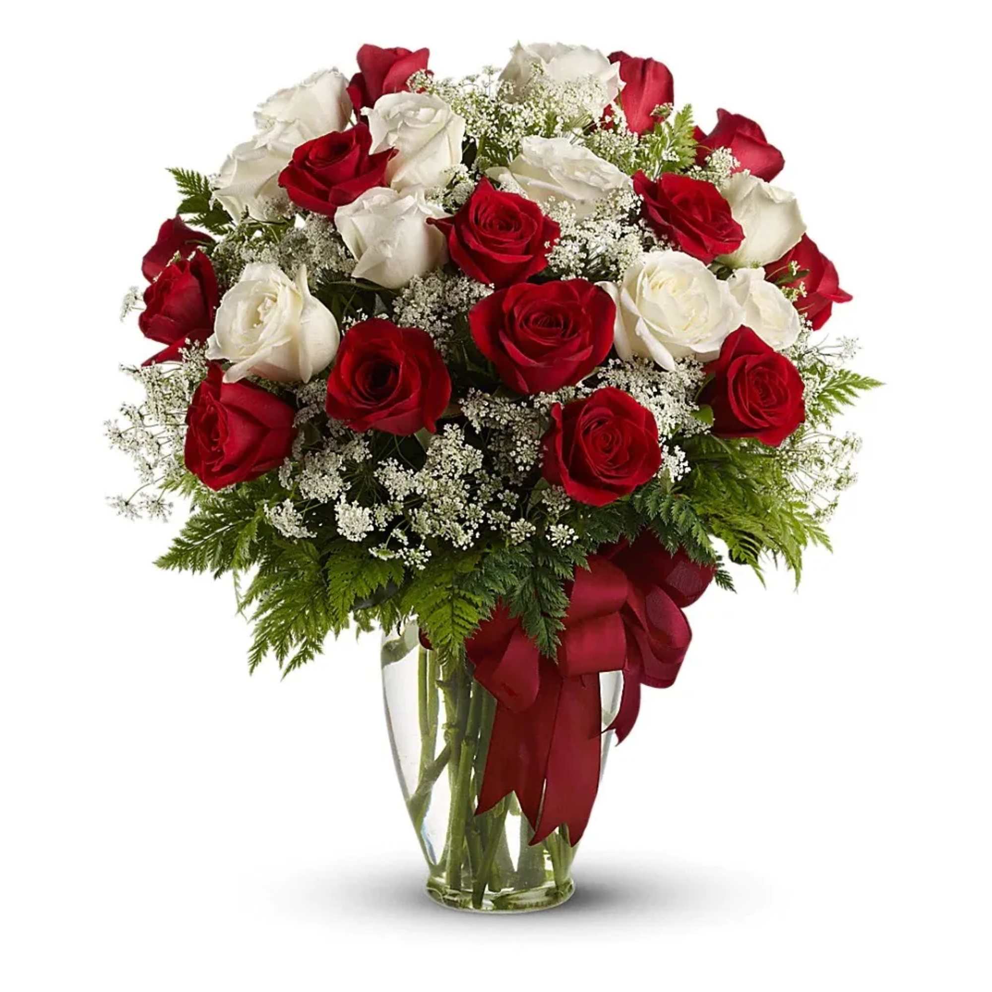 Love's divine, and roses are too. At almost two feet tall, this
