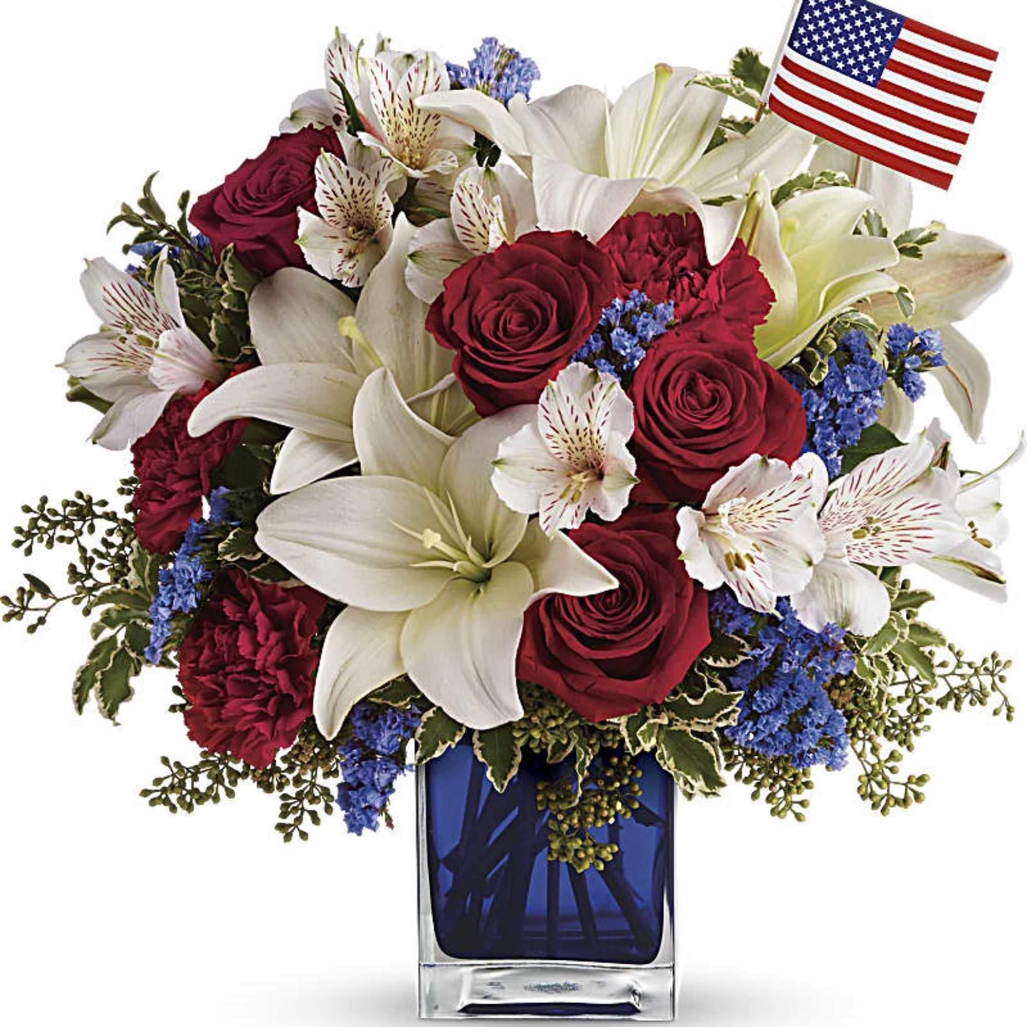 A patriotic pick to send a brave veteran, decorate your Fourth of