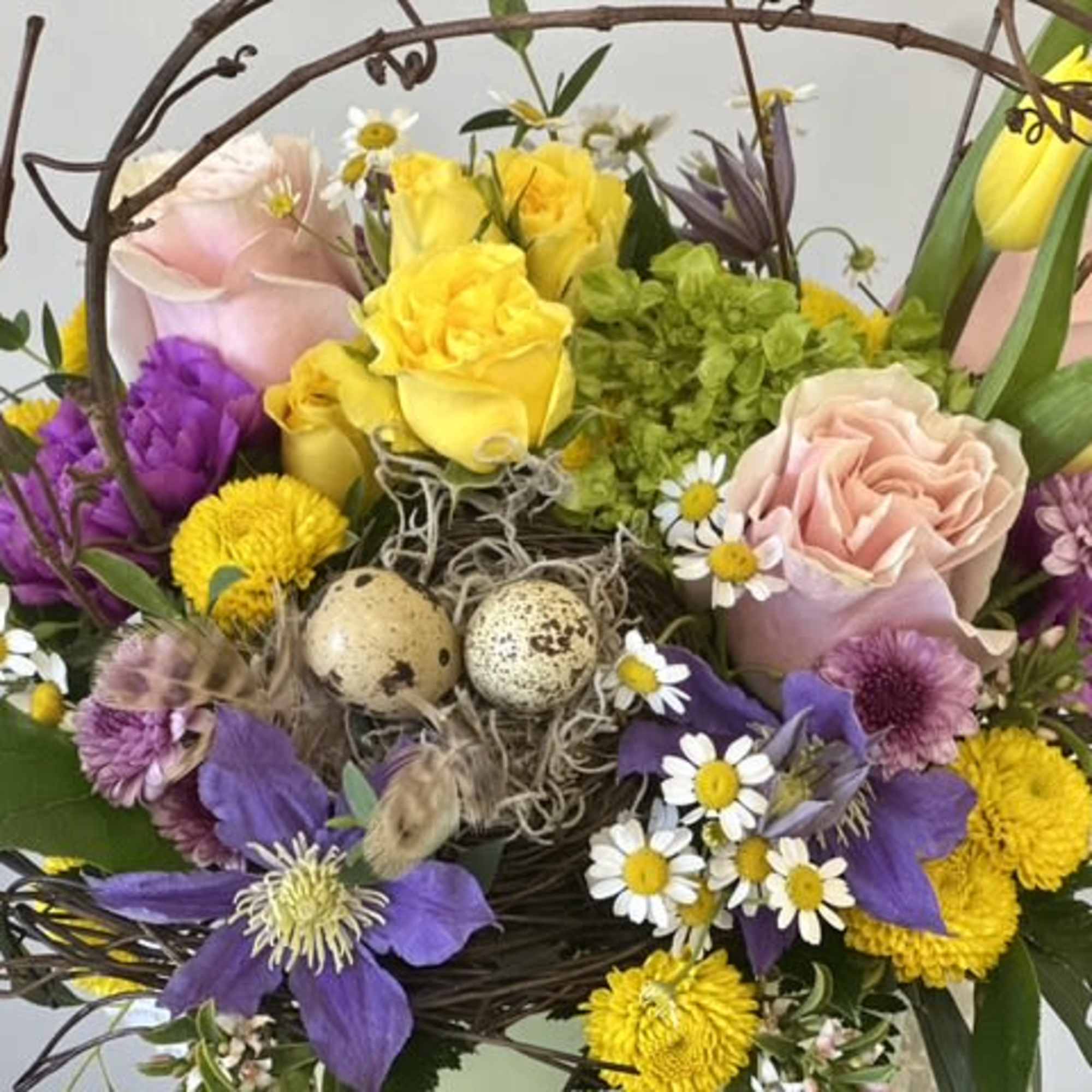 Elevate your Easter celebrations with the Pastel Easter Arrangement by Westford Florist, photo 2 of 2