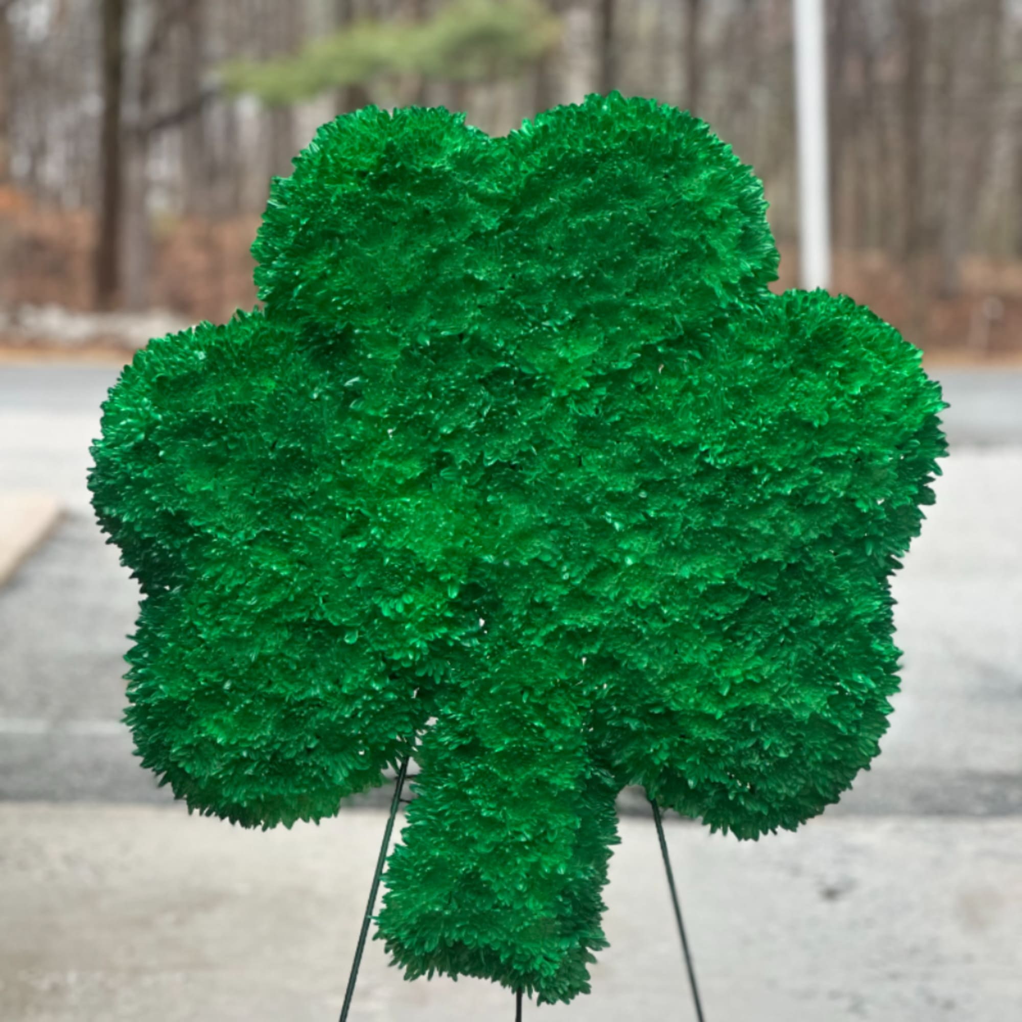 The Shamrock Standing Spray by Westford Florist Art by Veny is a