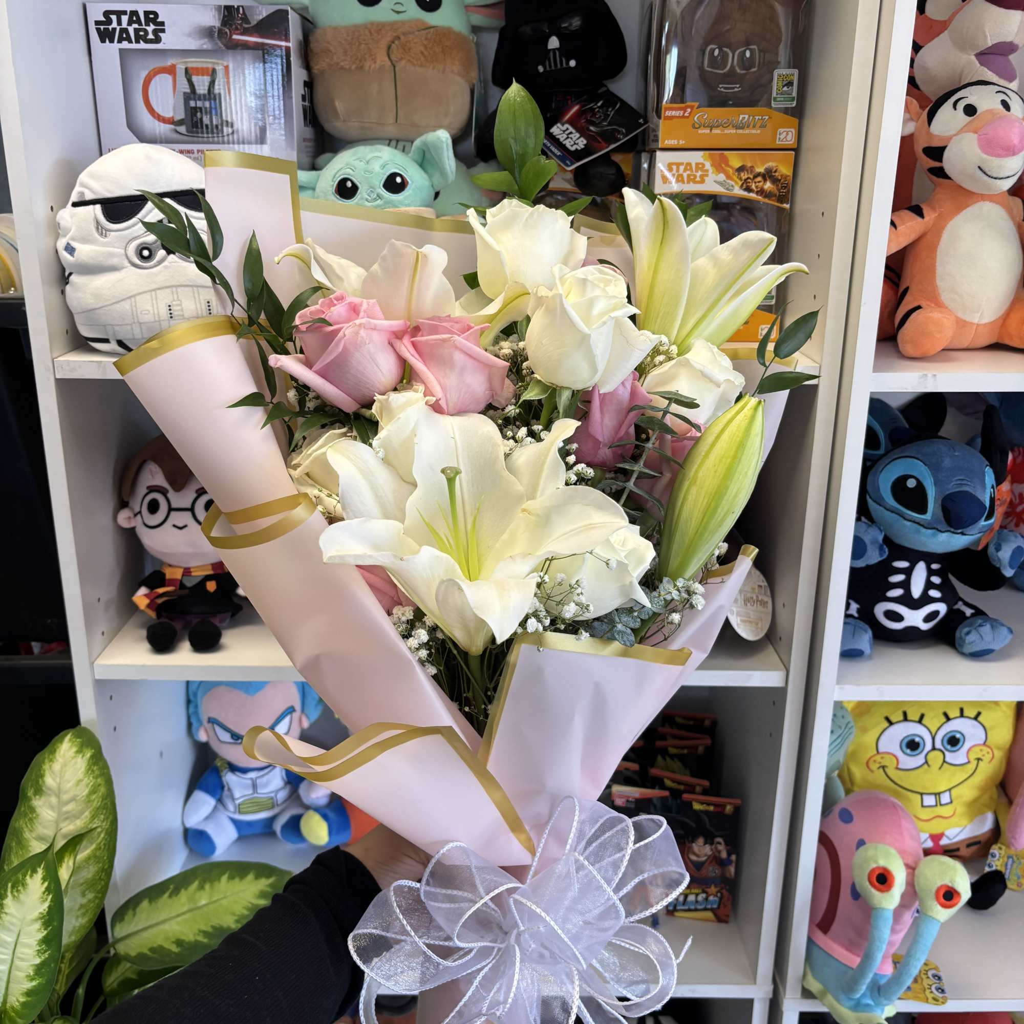 Reasonable flower substitutions may be made due to availability