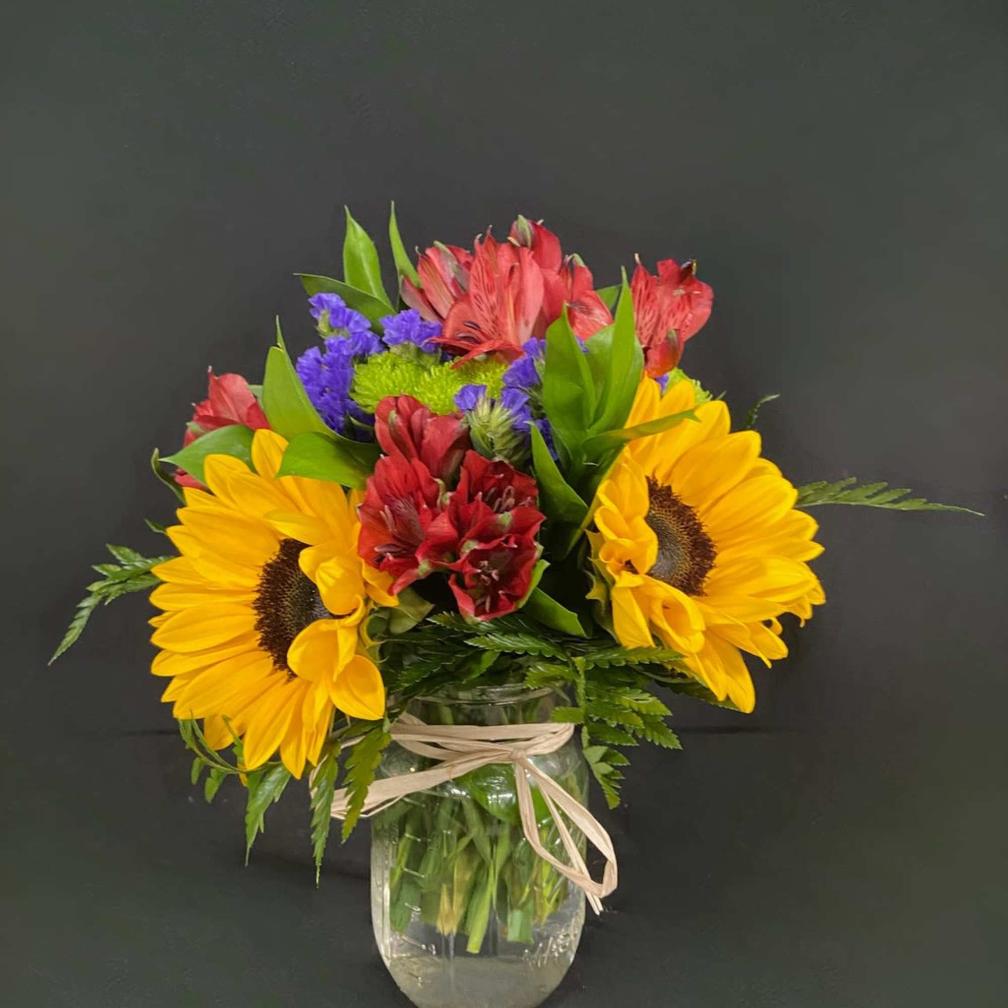 Colorful and vibrant - this mason jar is packed with gorgeous yellow