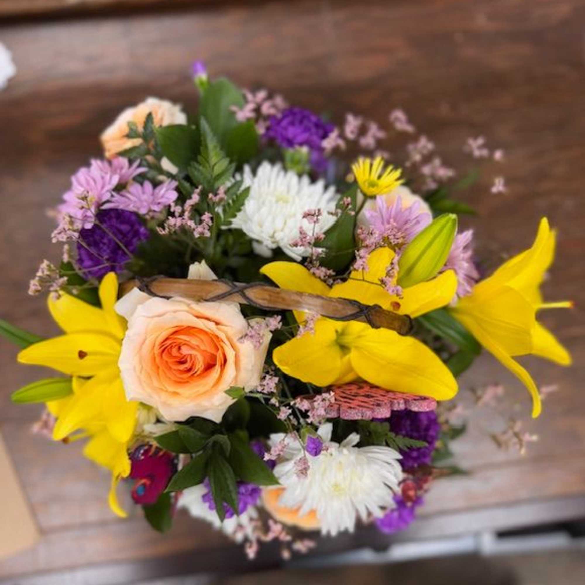 Basket of Love &ndash; Basket Arrangement in 3 Sizes
Show your love in, photo 5 of 5