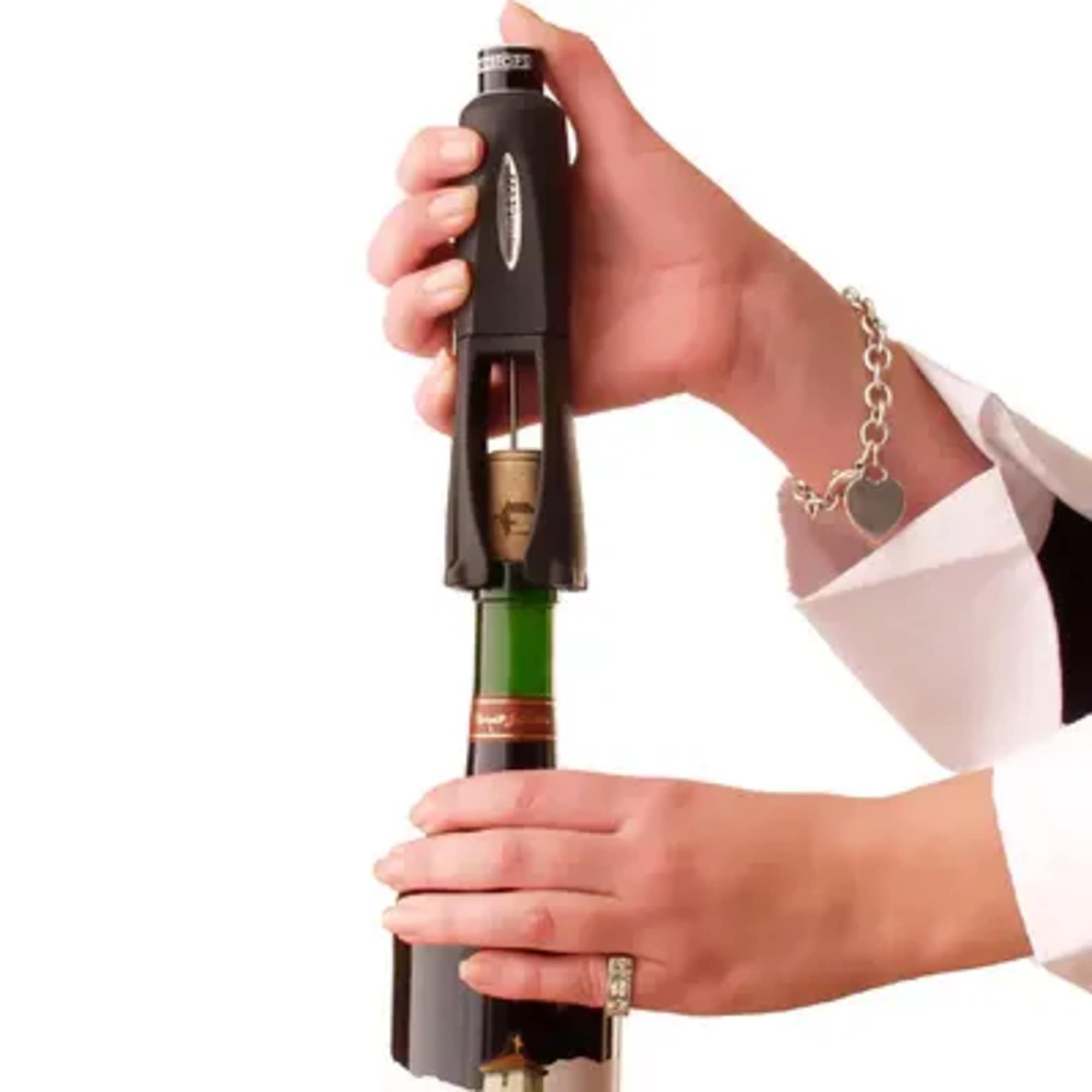 The Cork Pops Legacy Wine Opener uses a low-pressure inert gas cartridge, photo 3 of 6