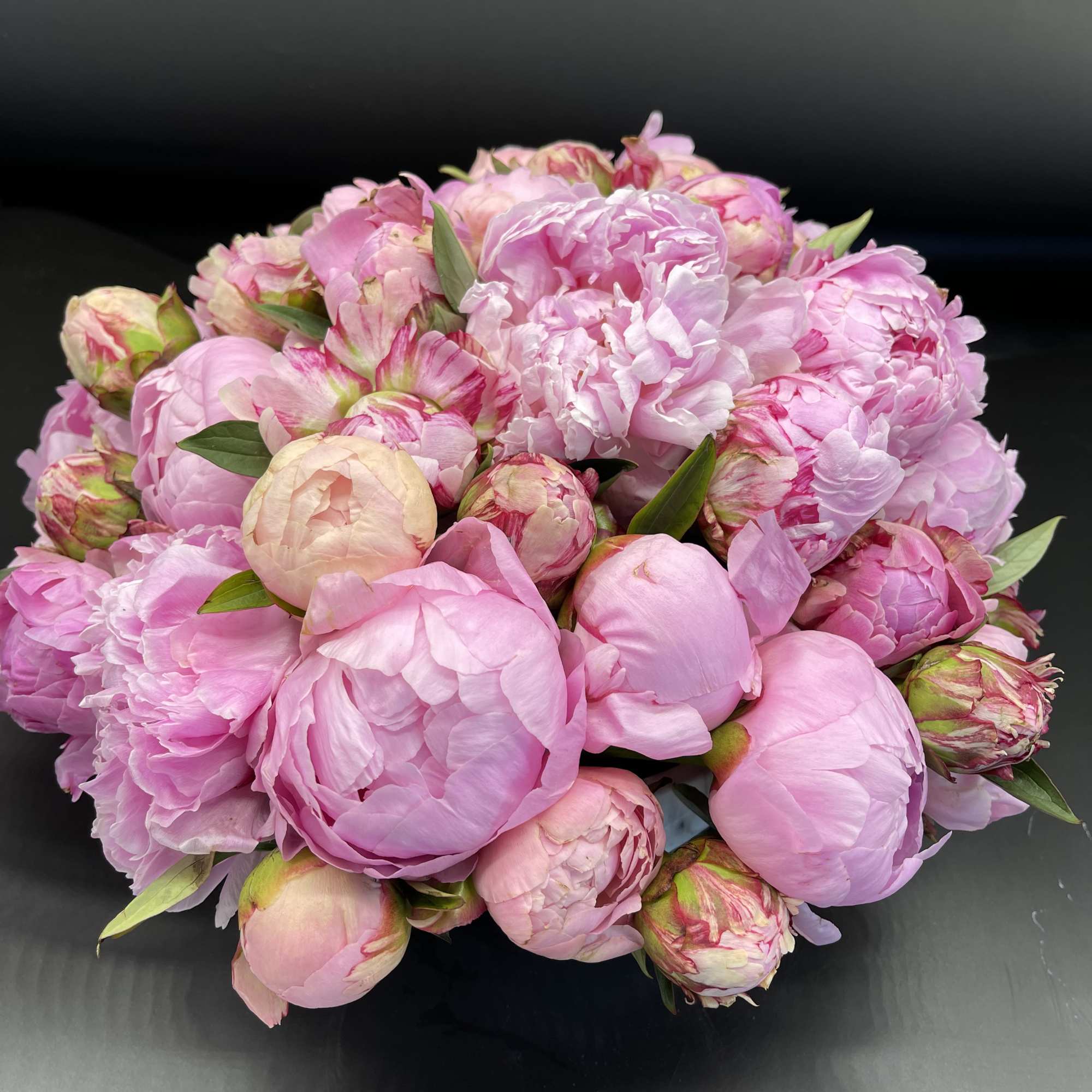 Fifty peonies colors and sizes will vary. We will pick the best