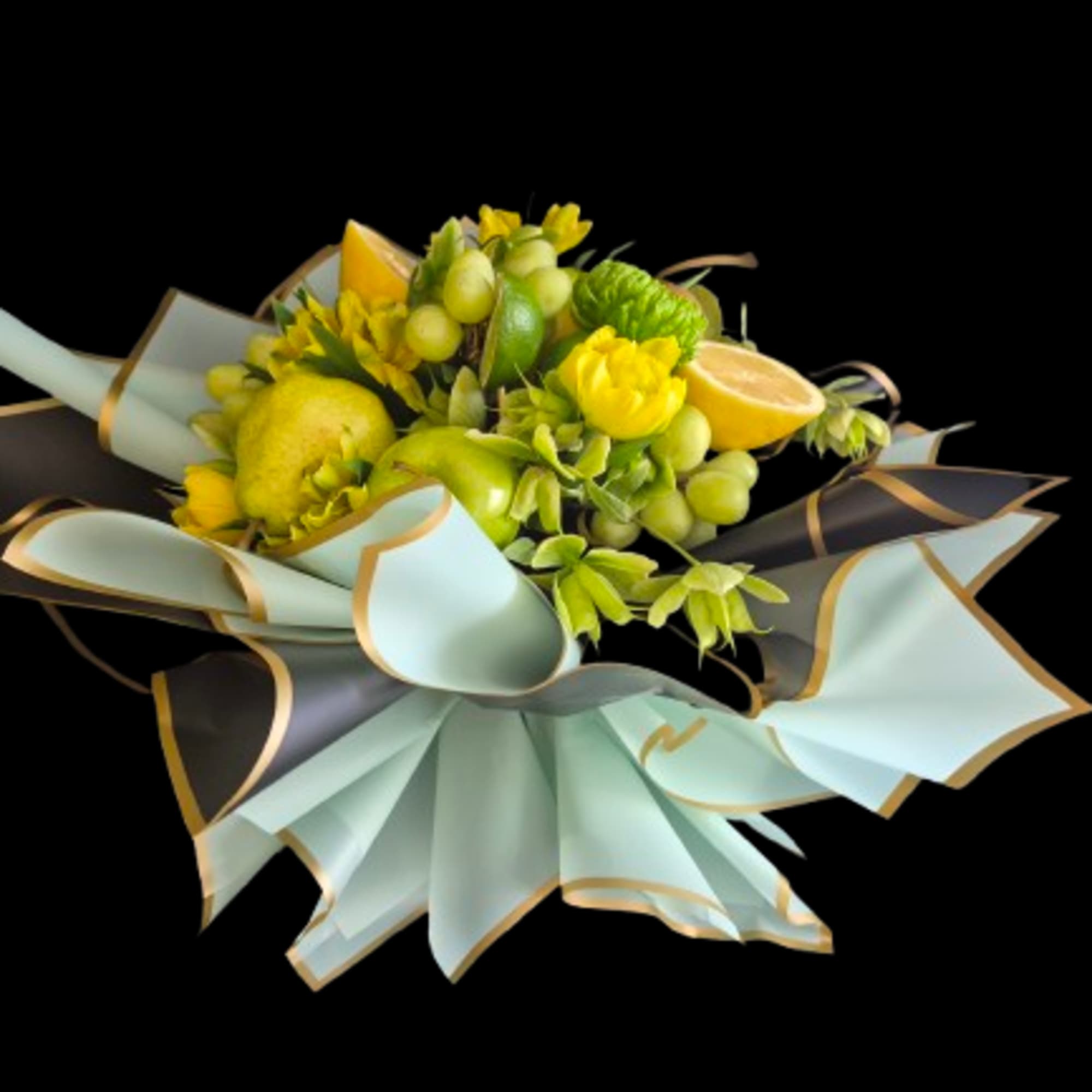 Bright, playful and unmistakably gift-ready, this Limoncello flower arrangement pairs cheerful yellow, photo 2 of 3