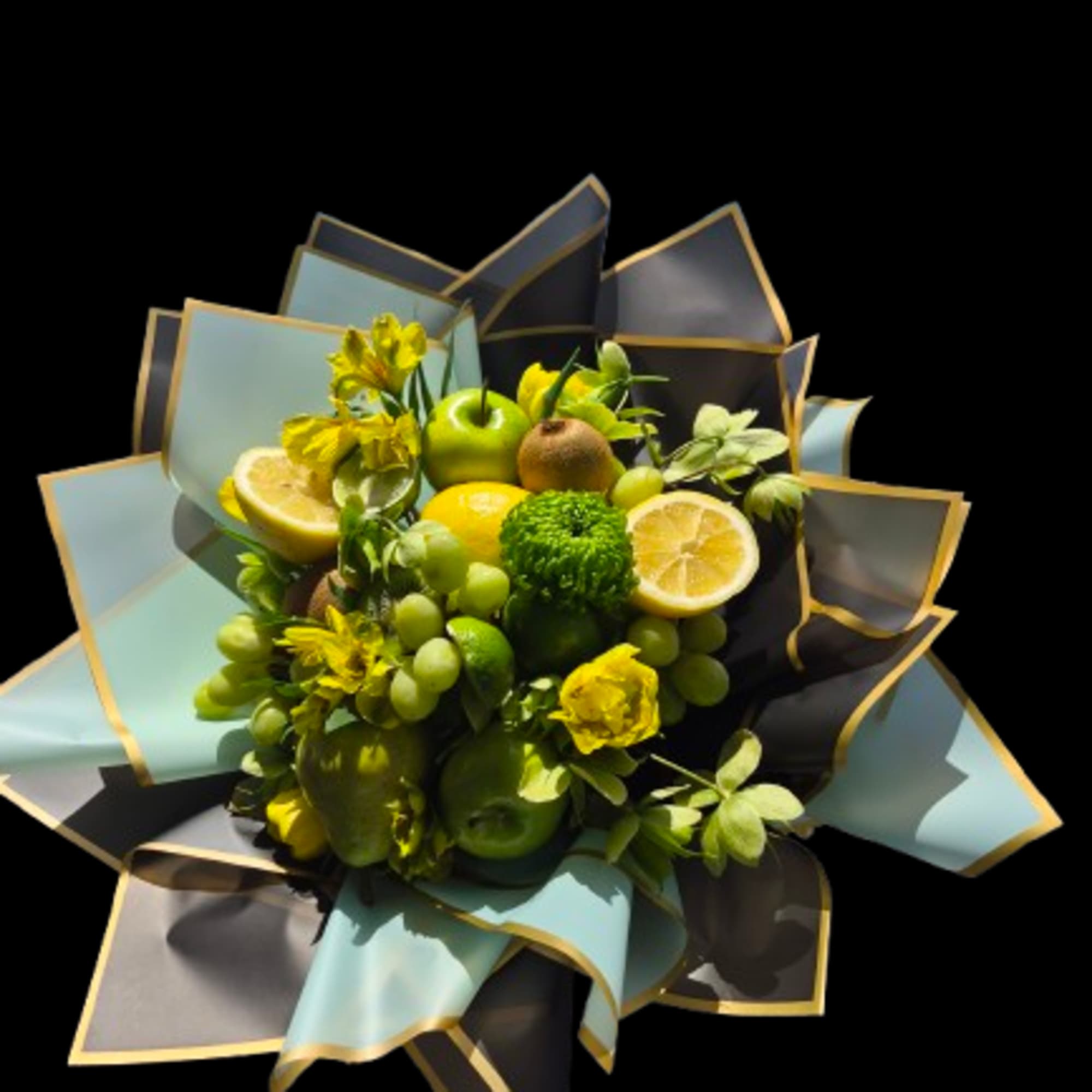 Bright, playful and unmistakably gift-ready, this Limoncello flower arrangement pairs cheerful yellow, photo 3 of 3