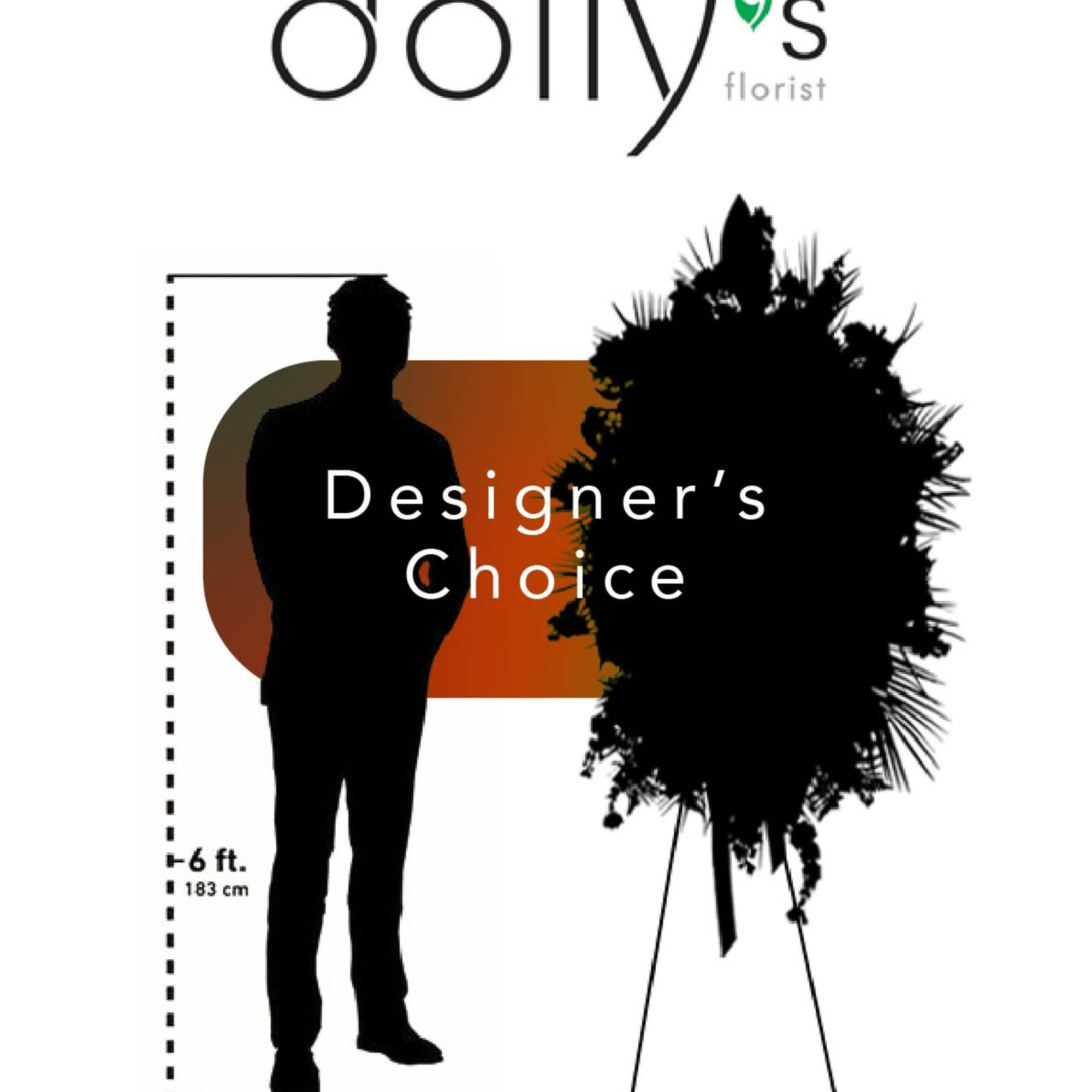 "Please note that flower selections are made exclusively by our designers, based