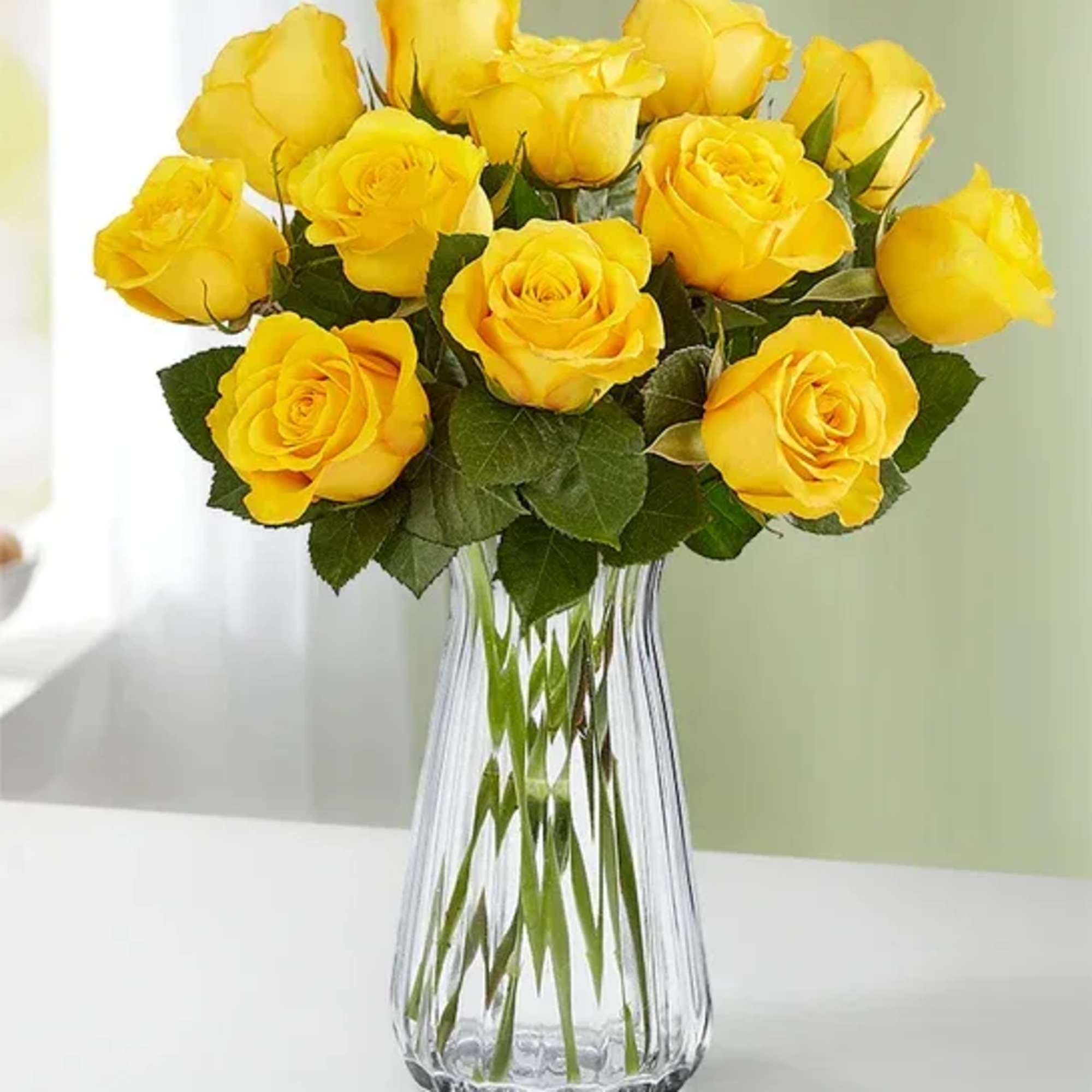 Yellow roses are a great option to send a non-romantic love. Send