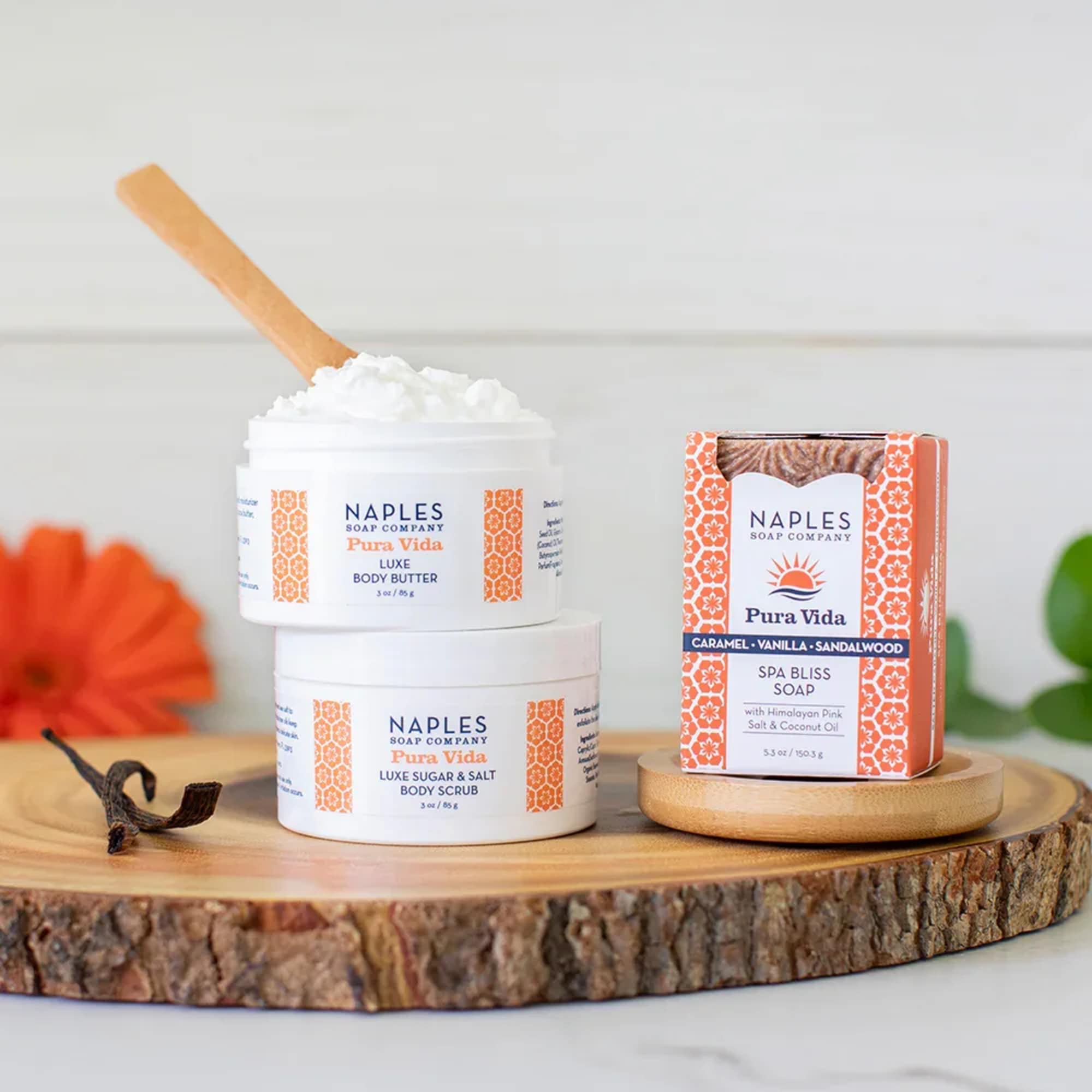 Bright, summery bath and body gift set built around clean, handmade soap, photo 3 of 4