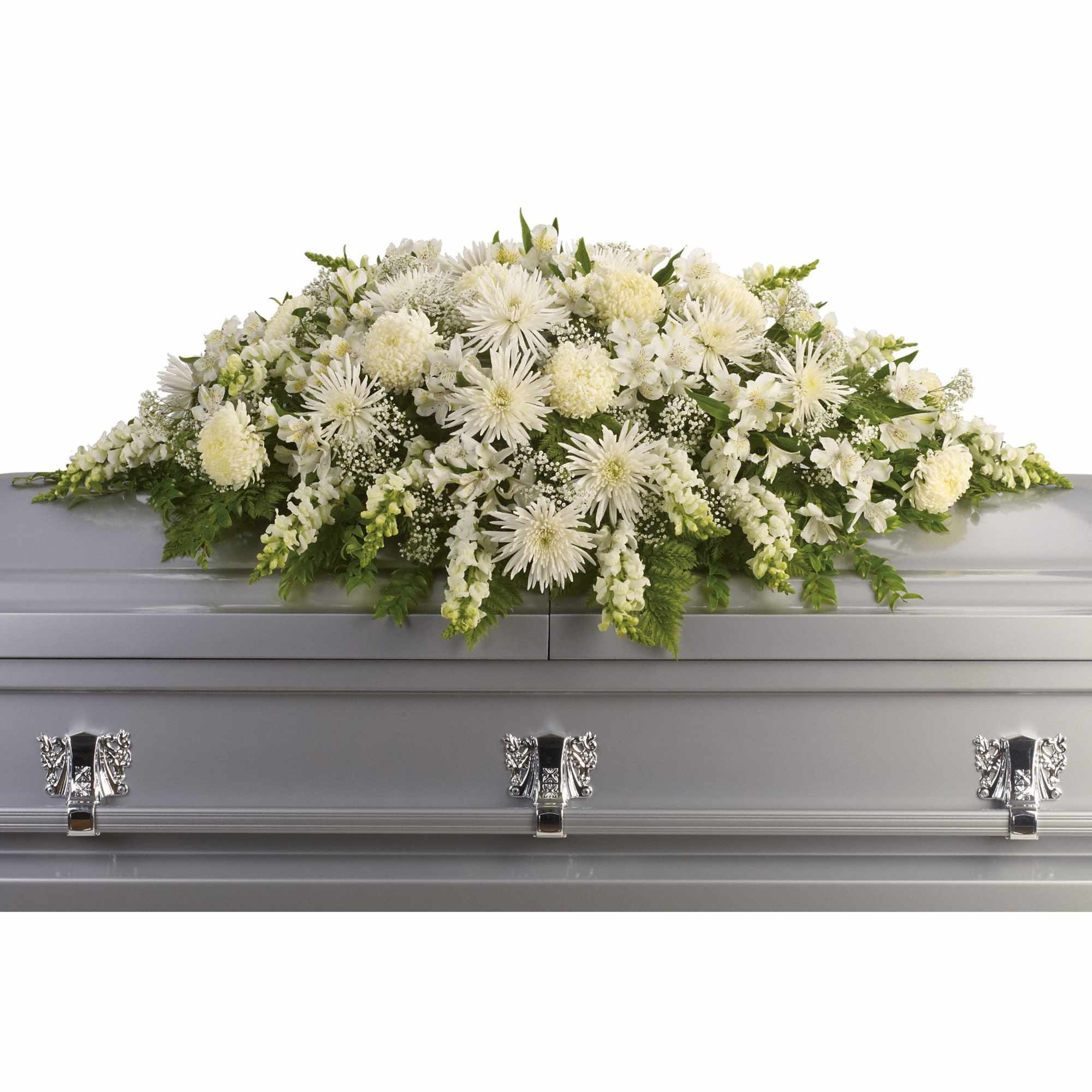 Enduring Light Casket Spray by Teleflora (T264-3A) in Burbank, CA
