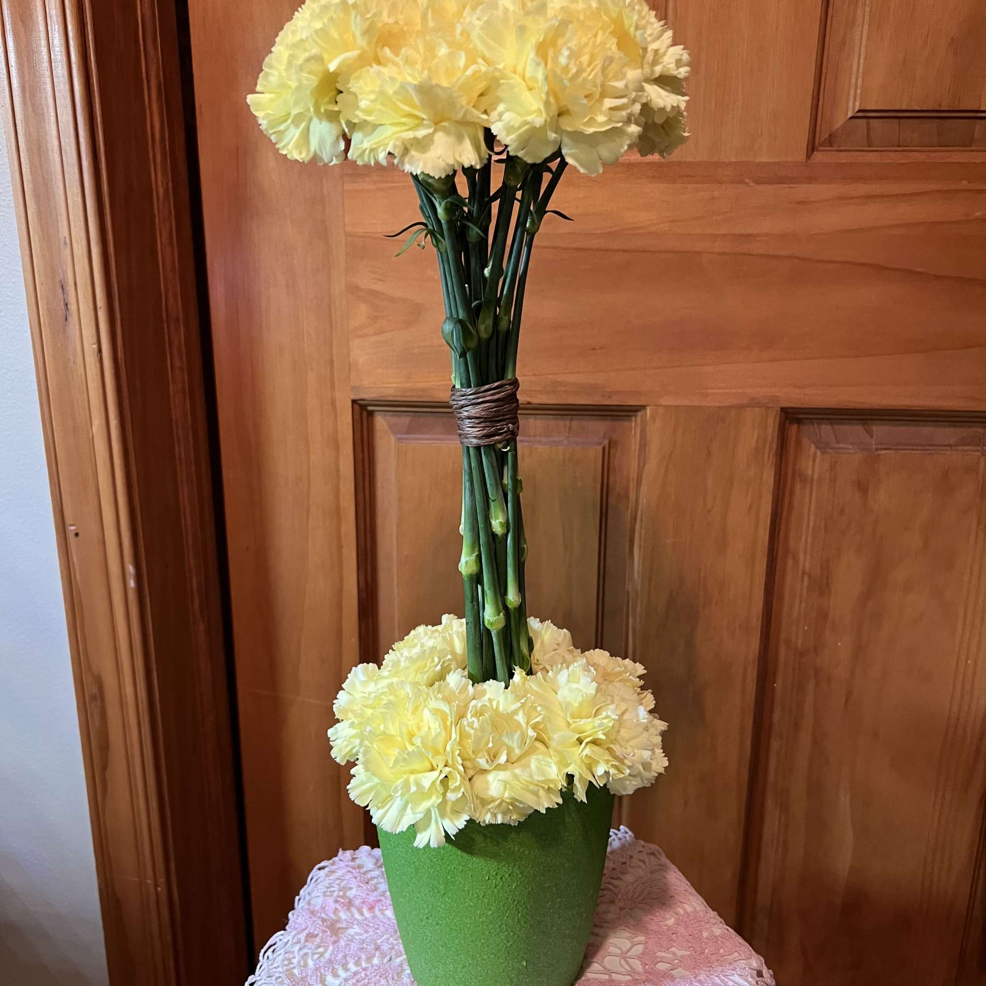 Our deluxe choice will add additional flowers to the bouquet. Inter-dispersed between, photo 2 of 3