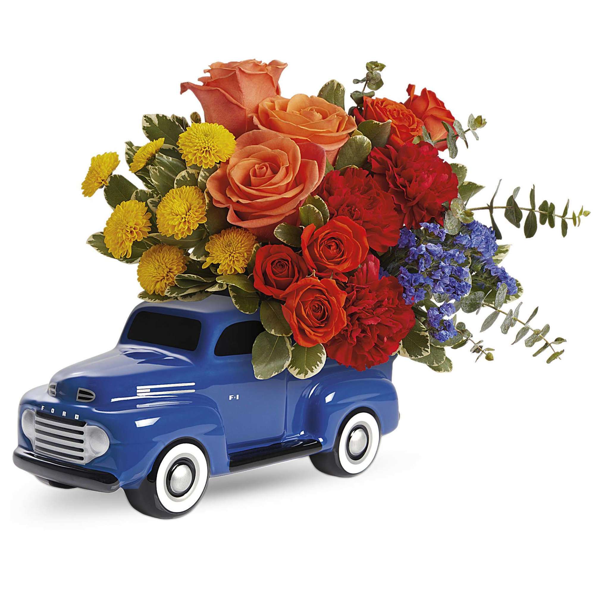 Special delivery! Send a smile with this colorful bouquet, delivered in the