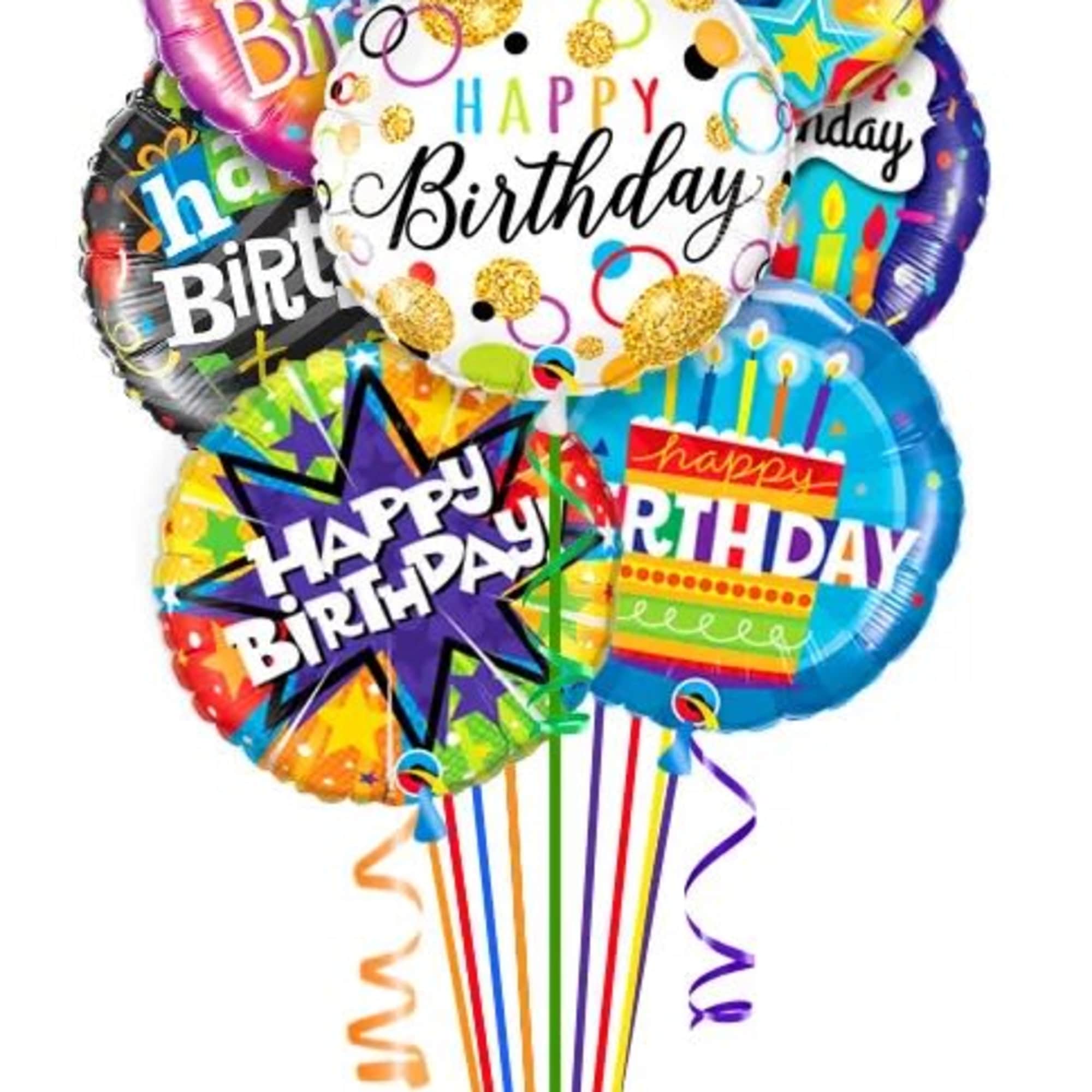 Send a beautiful birthday balloon bouquet to a friend or loved one