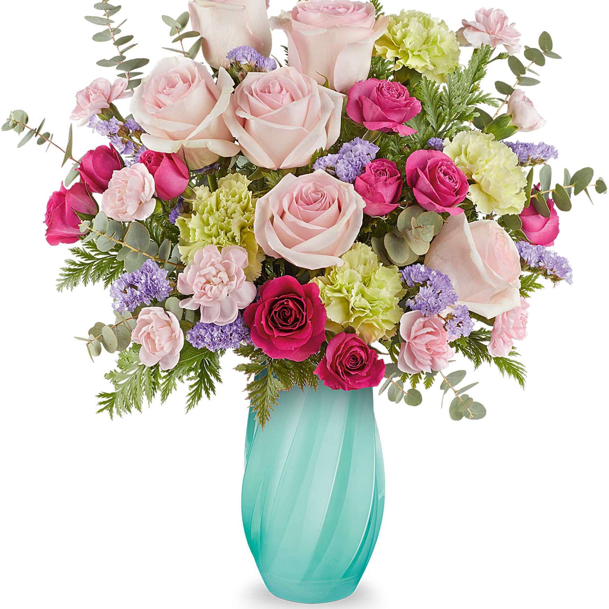 Like a breath of fresh ocean air, our Pearl Tide Bouquet blends