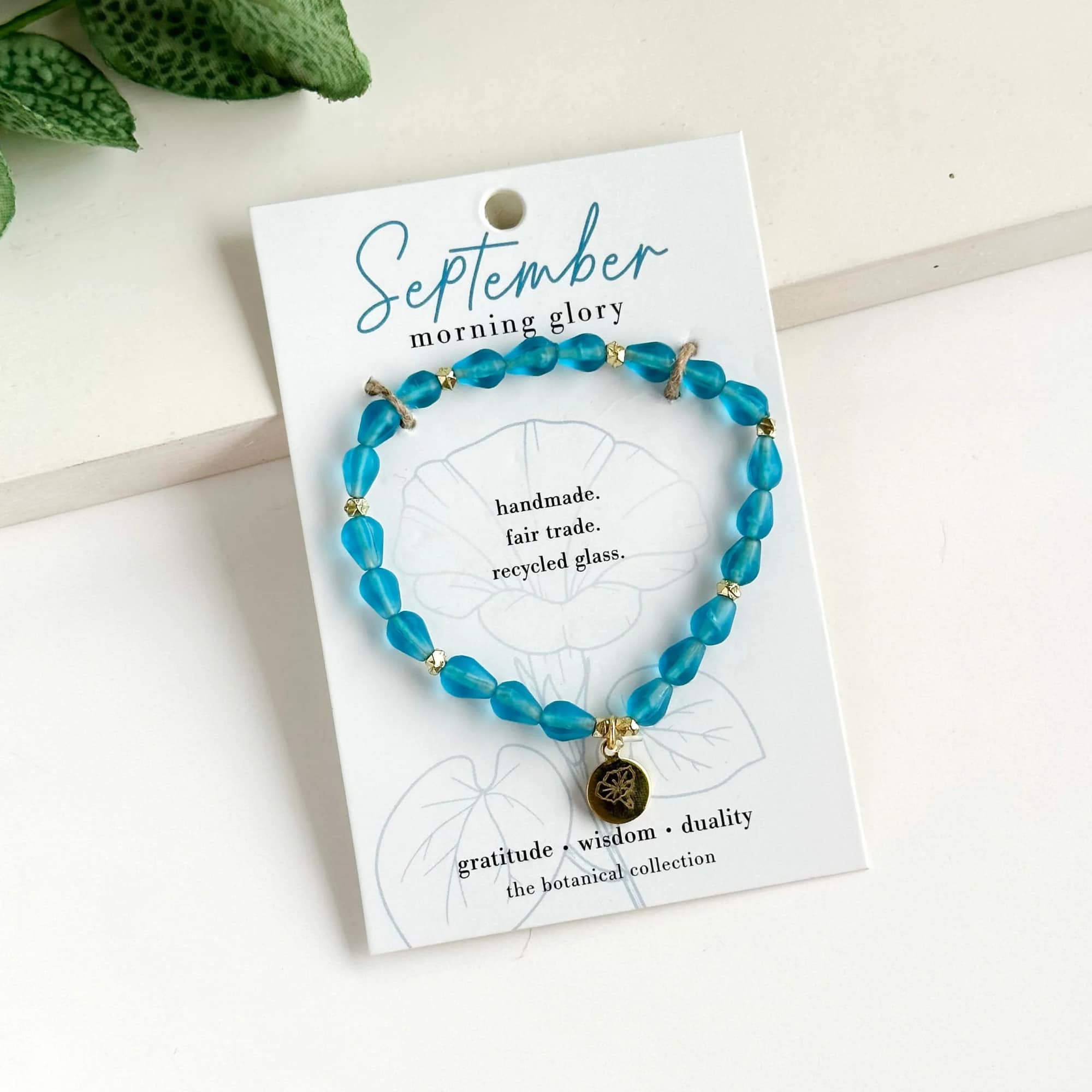 Hello, September! ? Part of our Botanical Collection, the September Bracelet is
