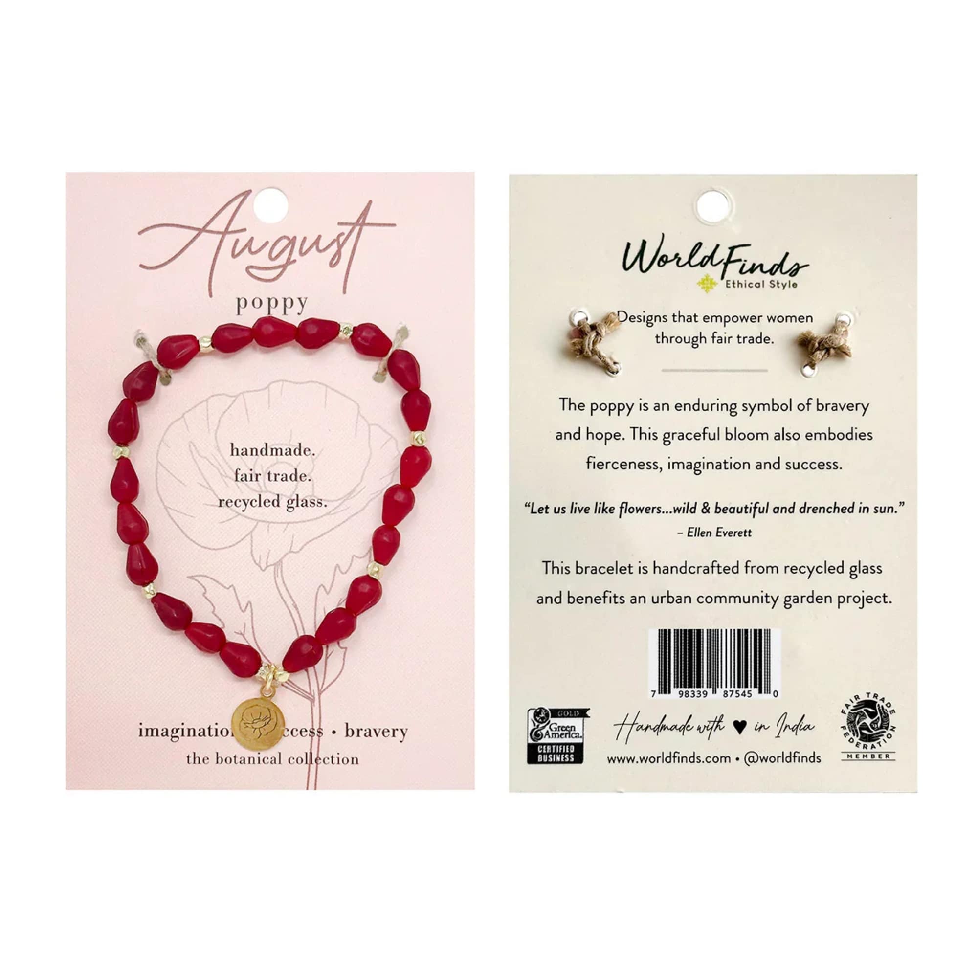 Hello, August! ️ Part of our Botanical Collection, the August Bracelet is, photo 2 of 4