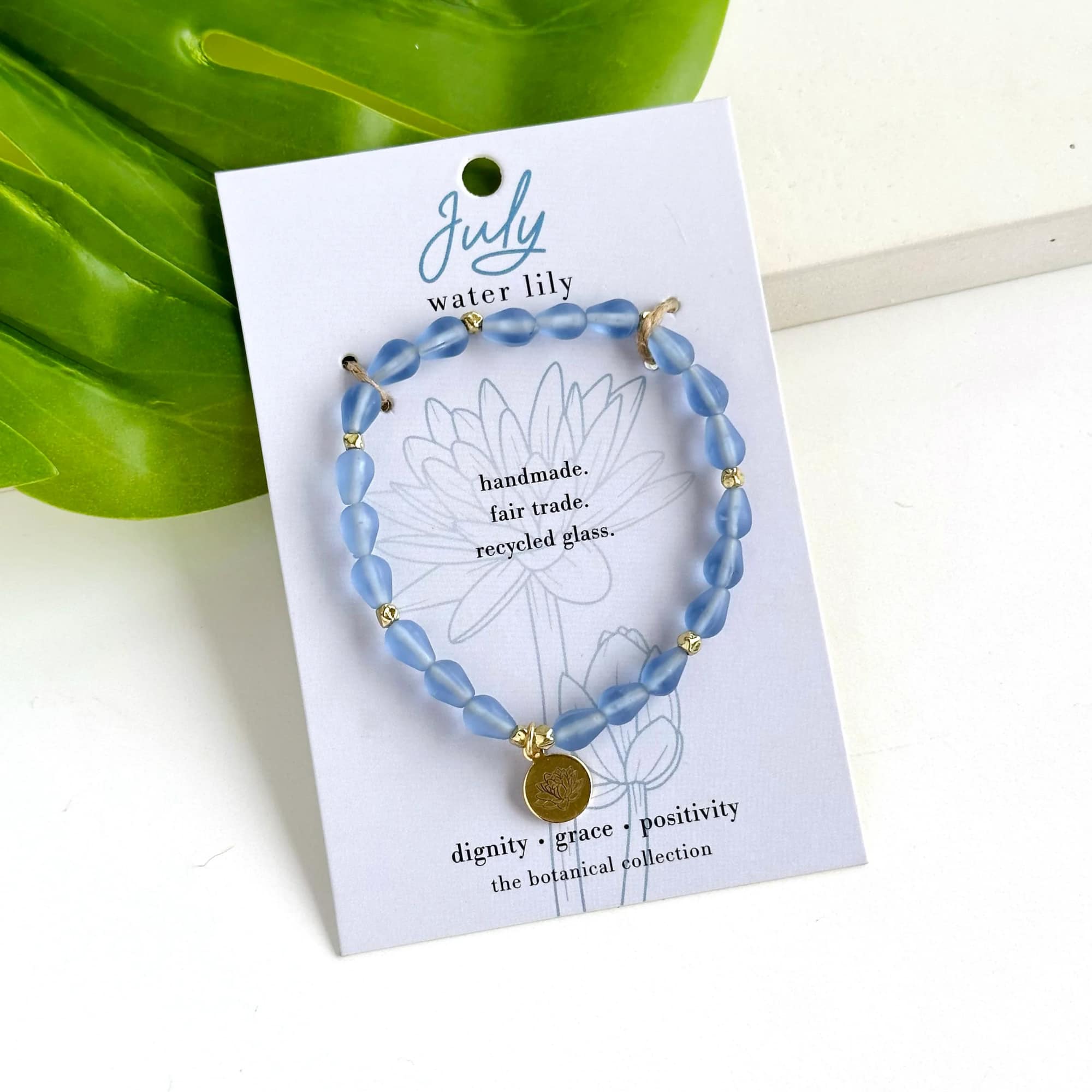 Hello, July! ? Part of our Botanical Collection, the July Bracelet is
