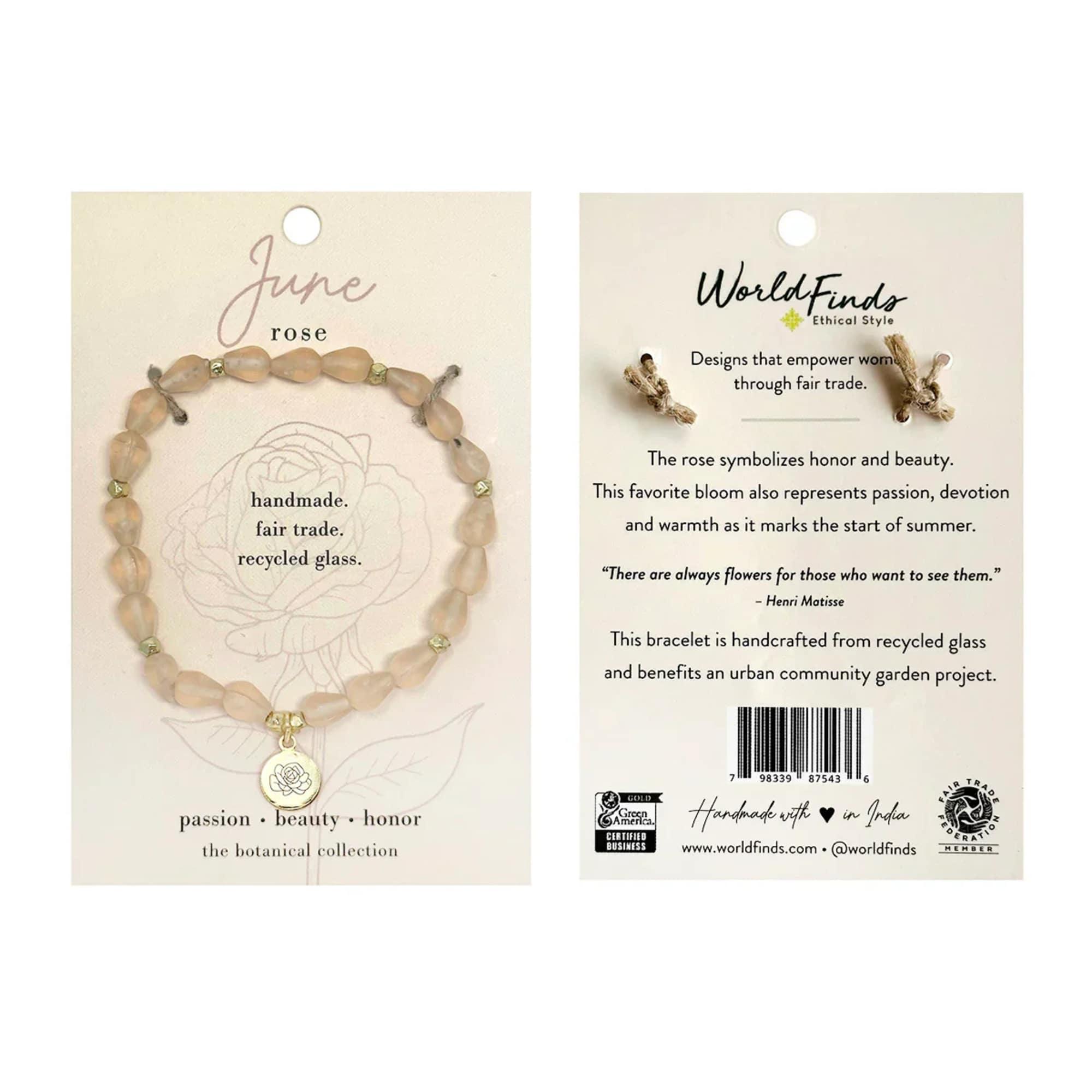 Hello, June!  Part of our Botanical Collection, the June Bracelet is, photo 2 of 4