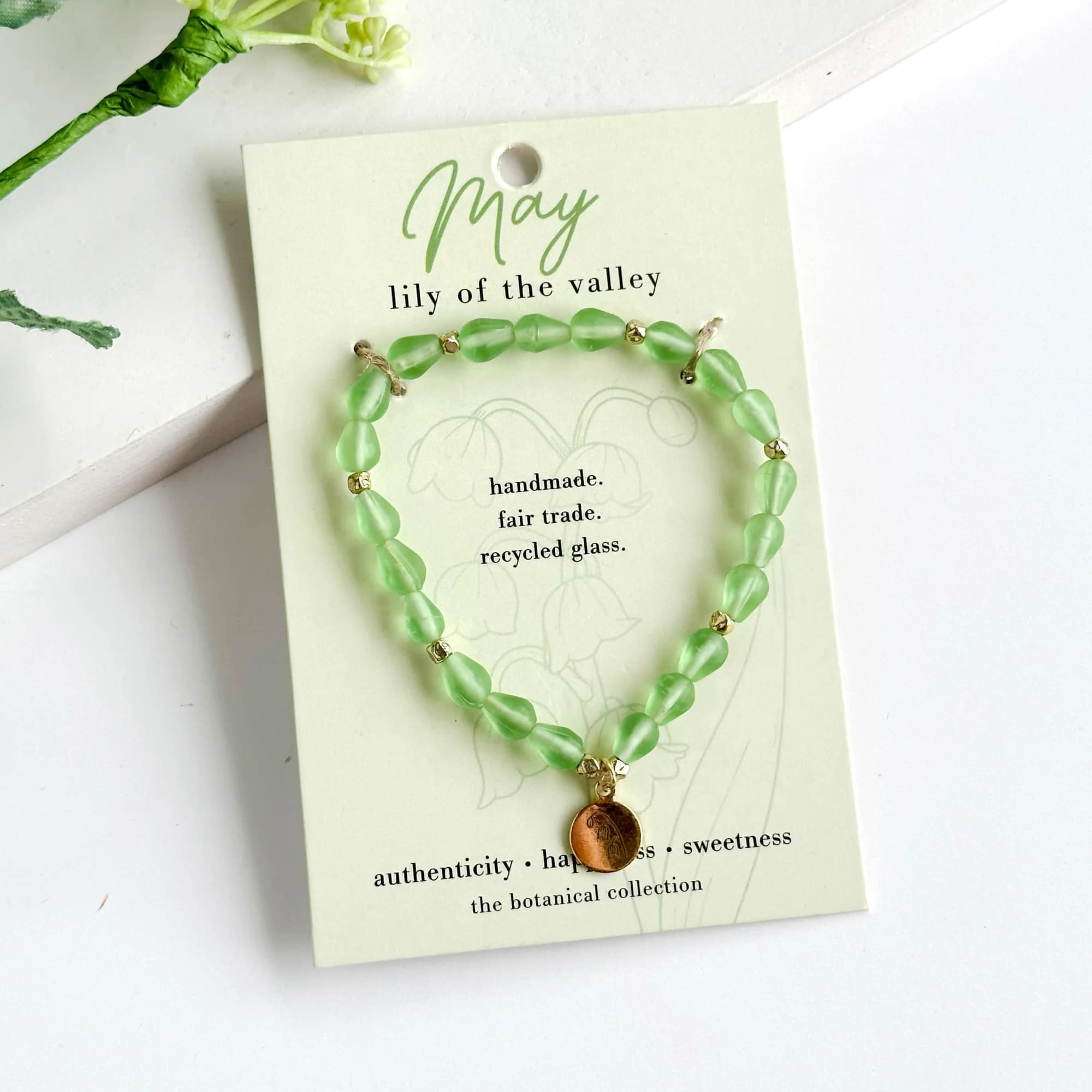 Hello, May!  Part of our Botanical Collection, the May Bracelet is