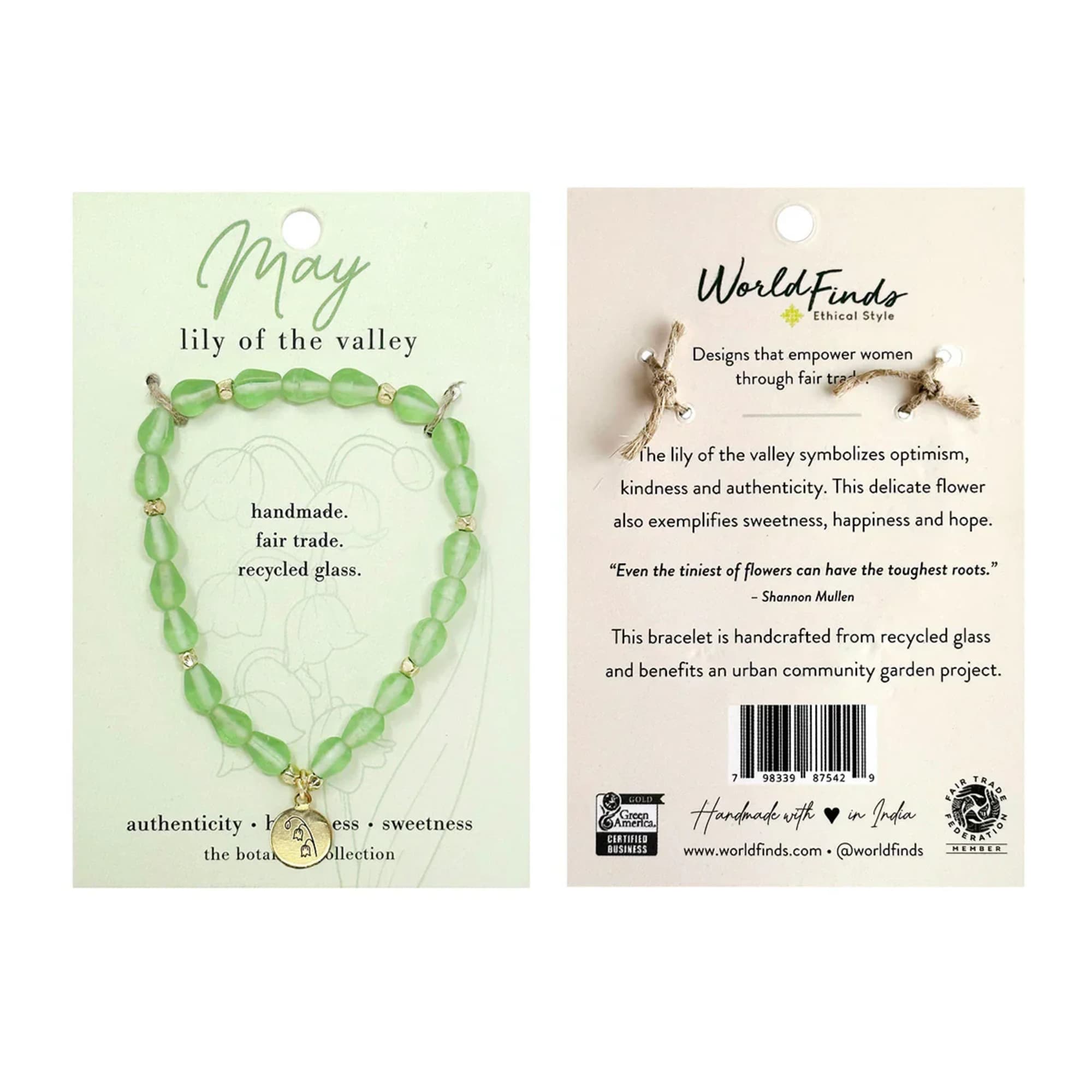 Hello, May!  Part of our Botanical Collection, the May Bracelet is, photo 2 of 4
