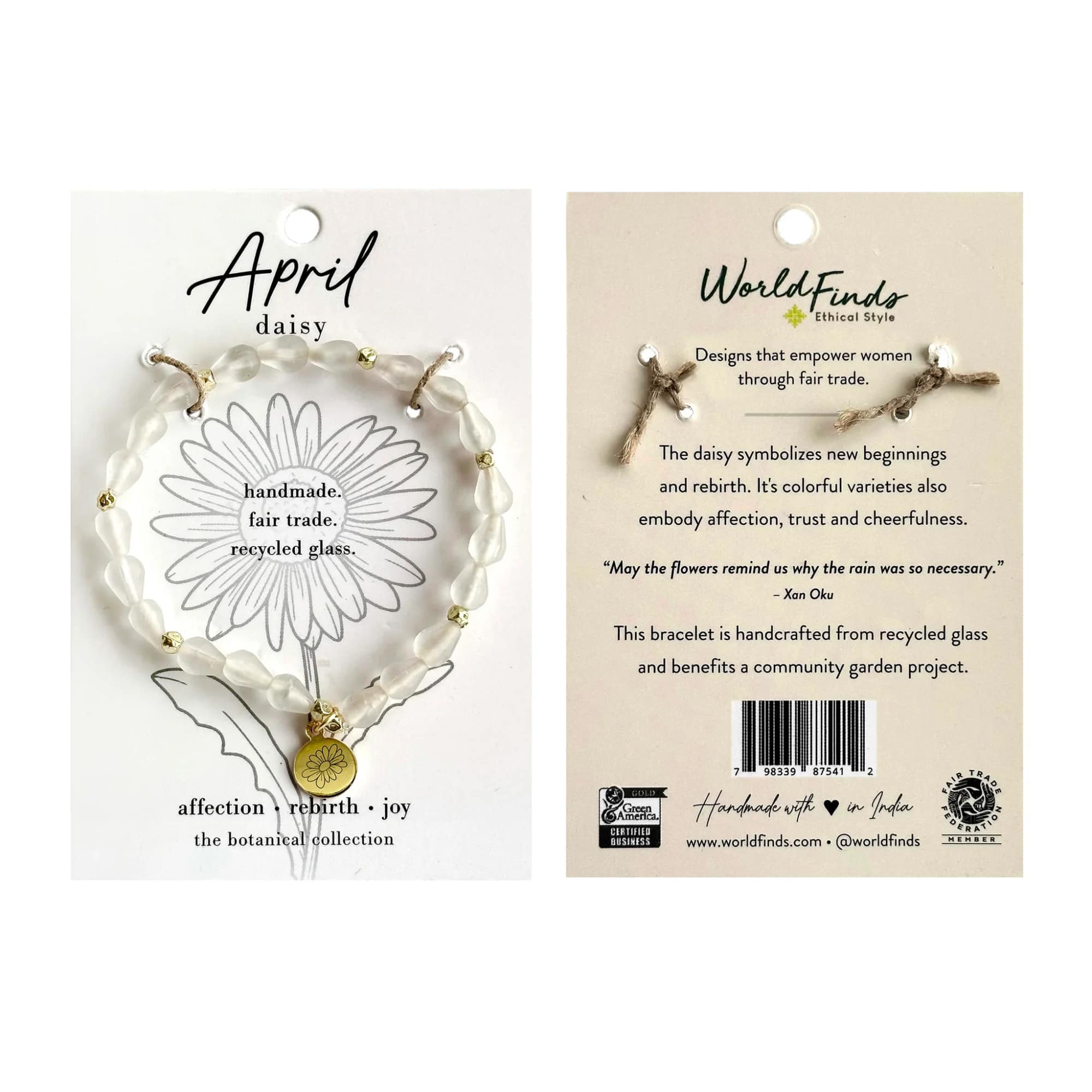 Hello April!  Part of our Botanical Collection, the April Bracelet is, photo 2 of 4