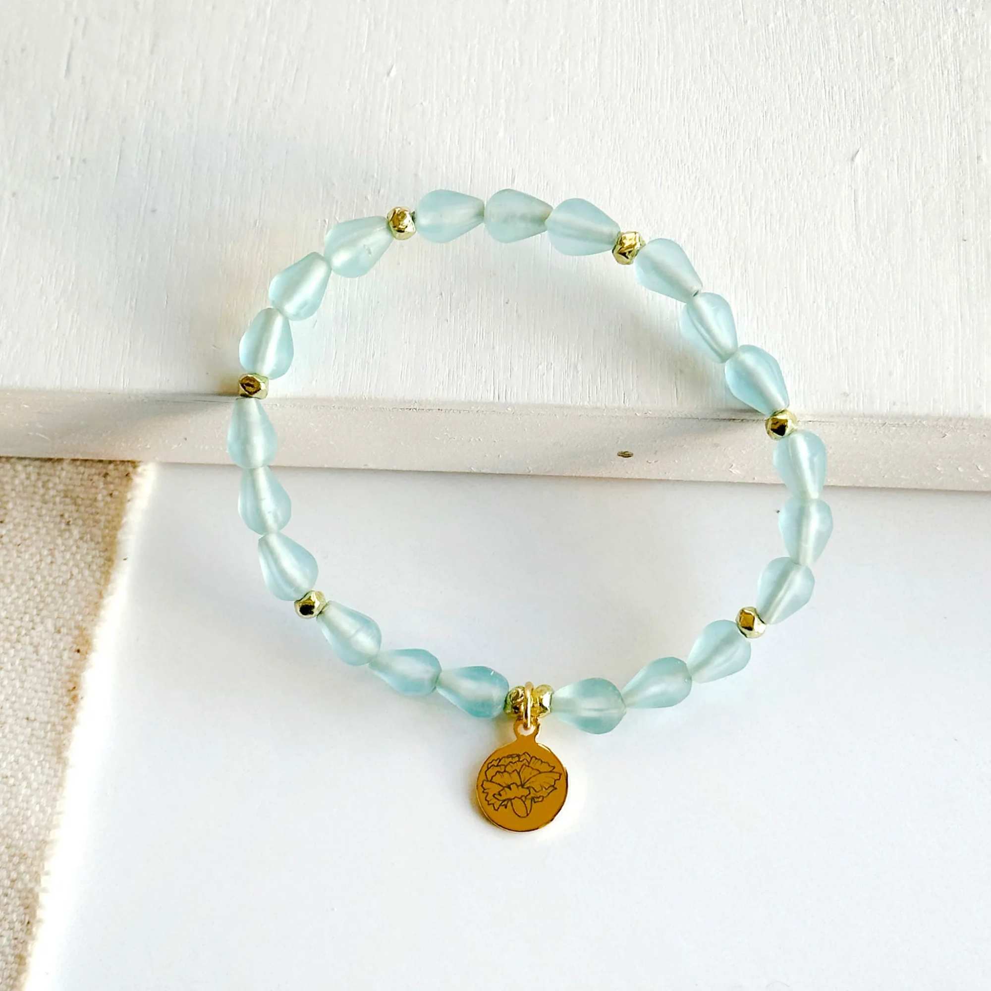 Hello, January! ? Part of our Botanical Collection, the January Bracelet is, photo 3 of 4