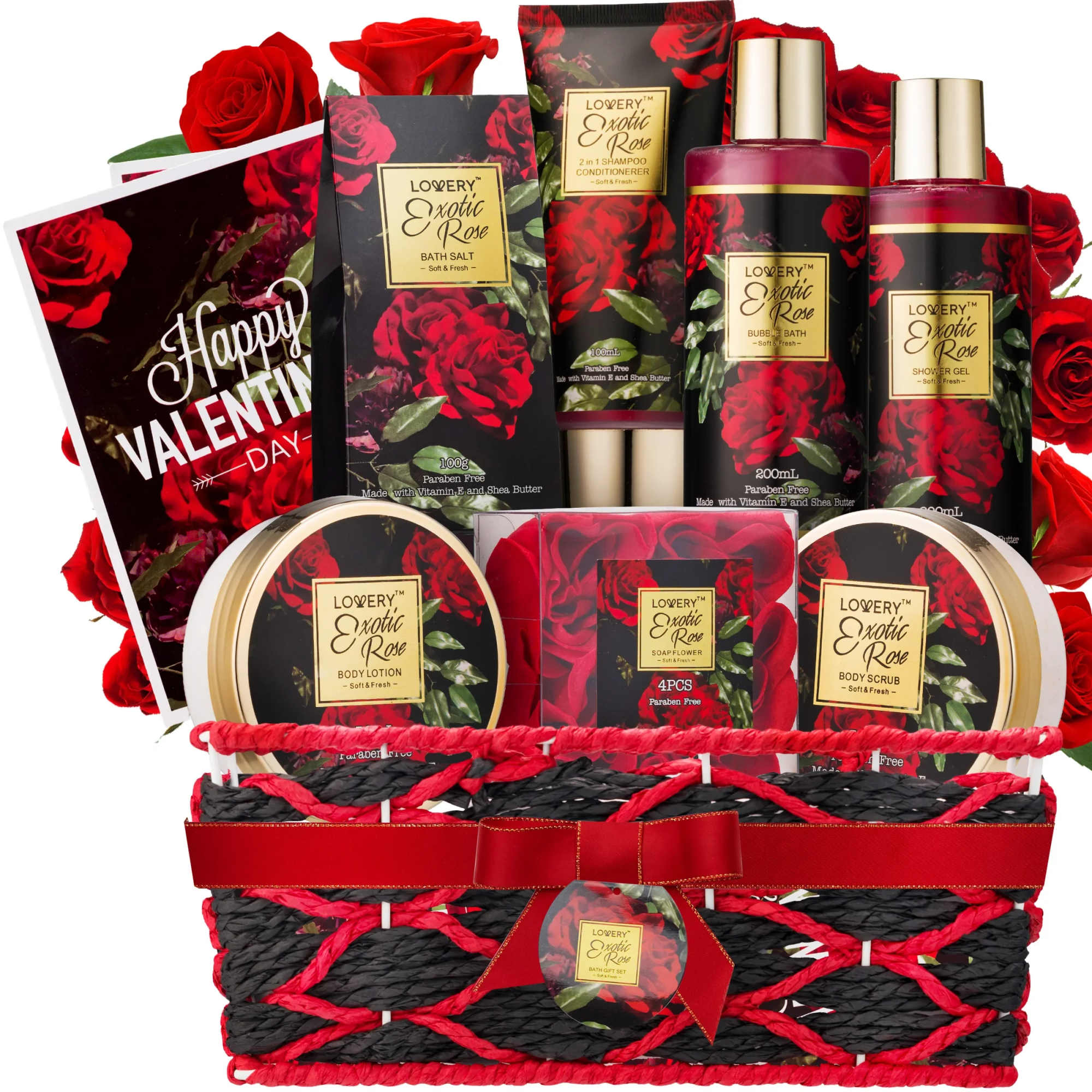Red Rose Spa Kit helps you unwind and relax as your hair