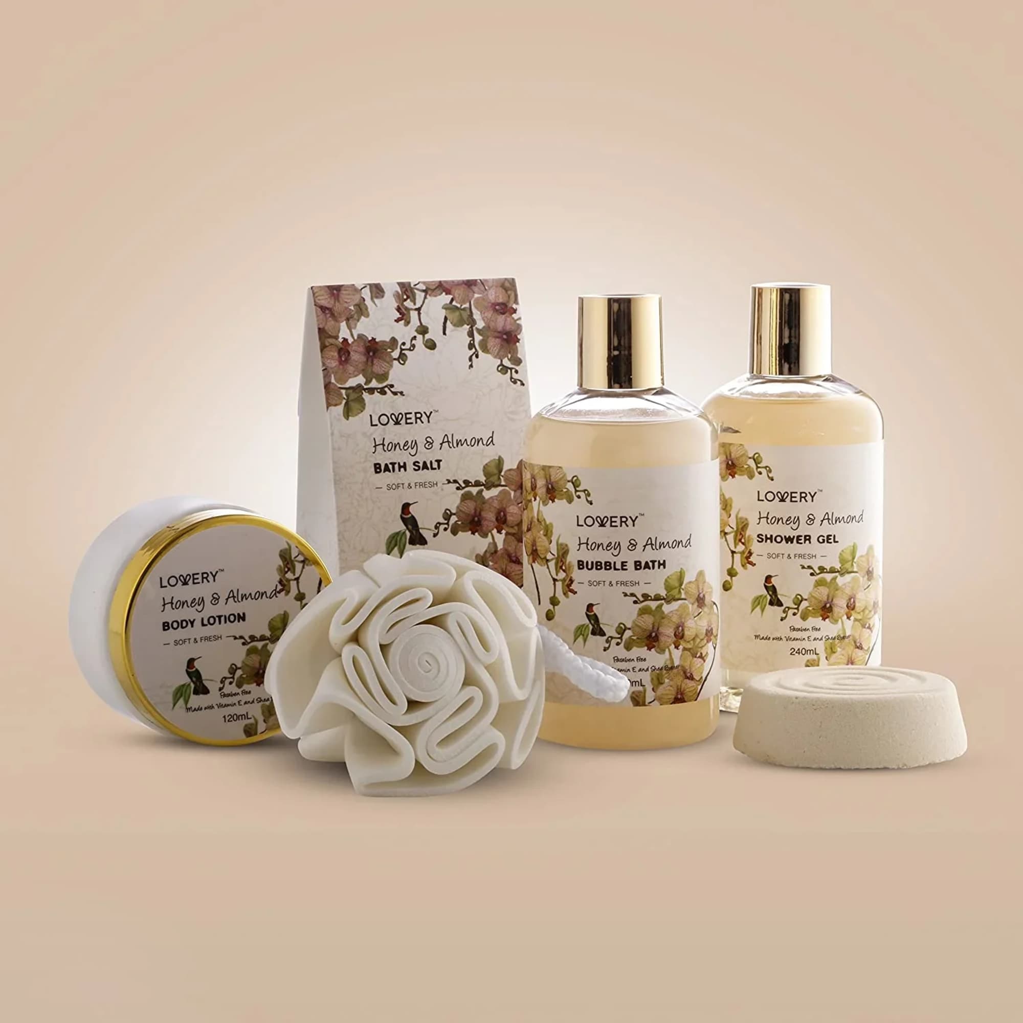 Indulge in the Honey &amp; Almond Handmade Body Care Set and savor, photo 2 of 3