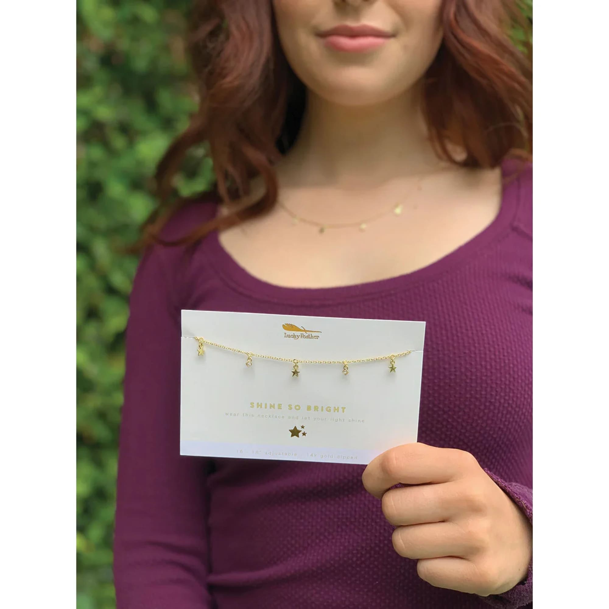 More is definitely merrier on this 14k gold plated 'Shine So Bright', photo 3 of 4