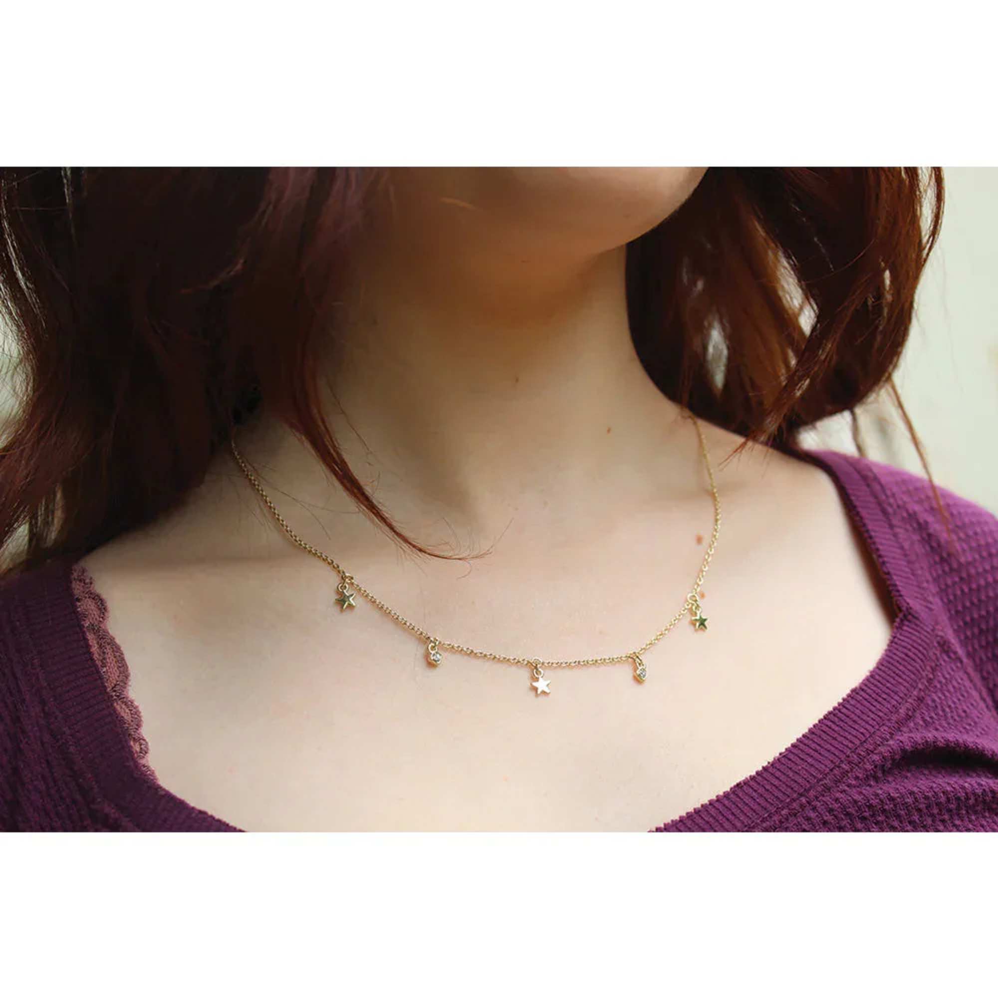 More is definitely merrier on this 14k gold plated 'Shine So Bright', photo 4 of 4