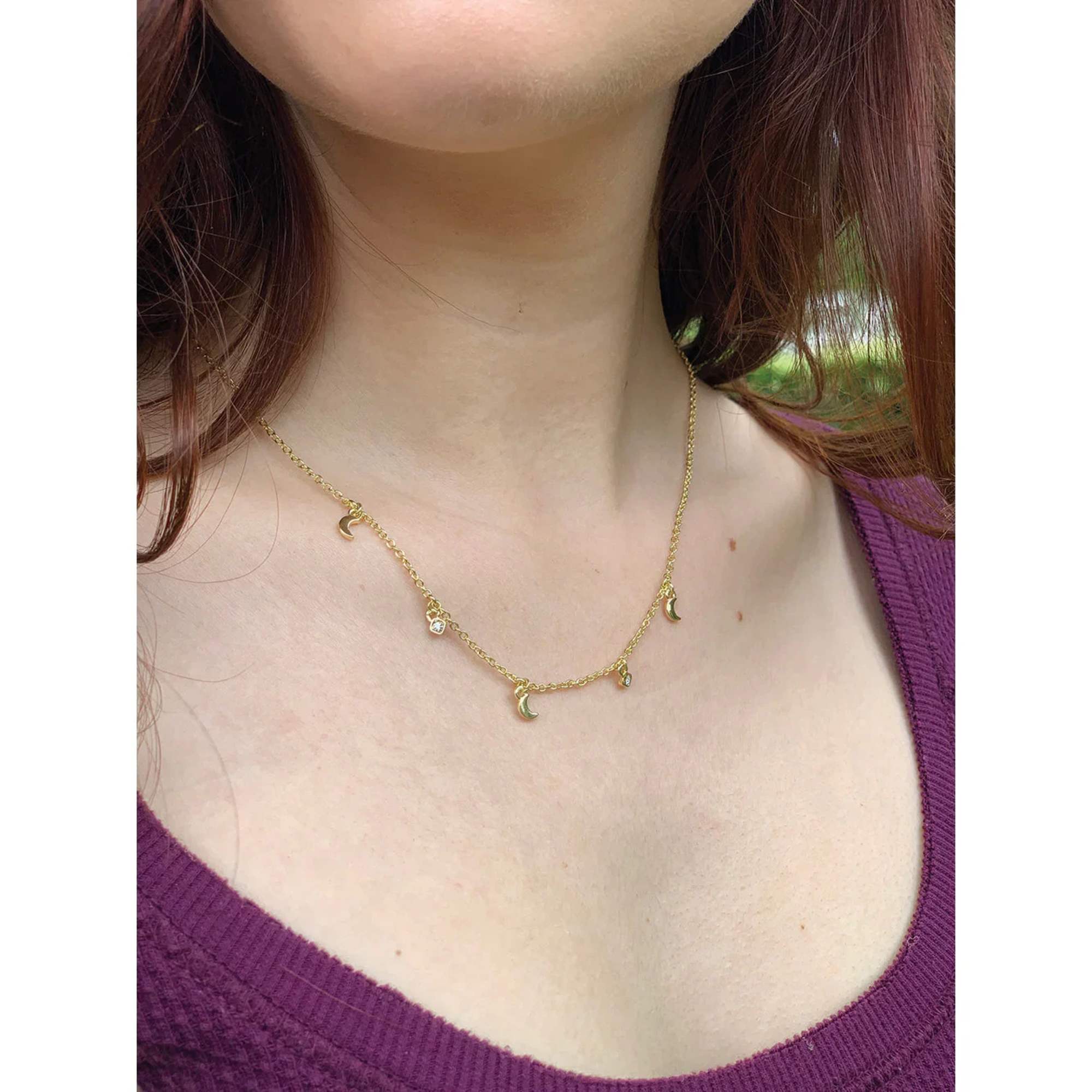 More is definitely merrier on this 14k gold plated 'Shoot for the, photo 3 of 4