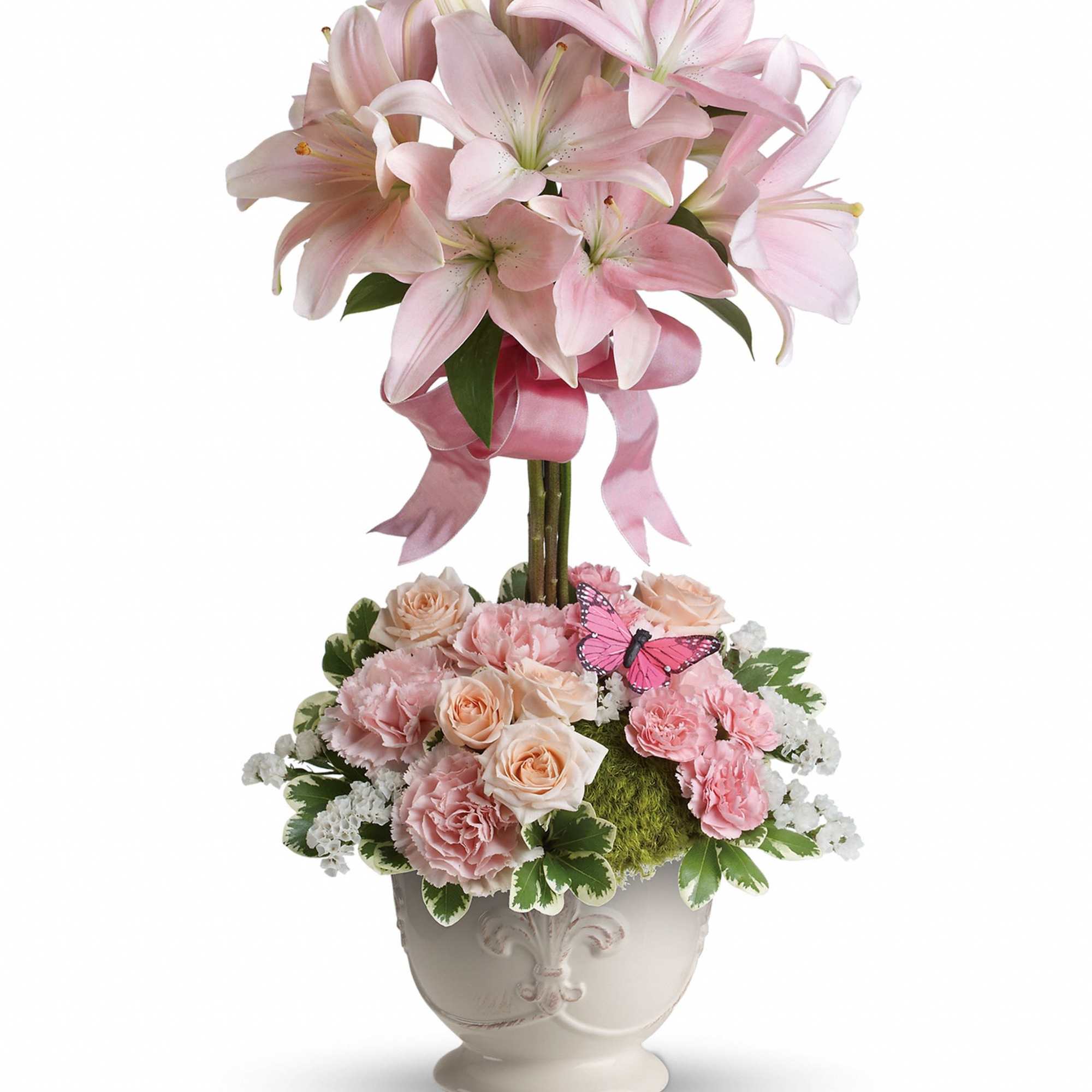 Like springtime in Paris, this flirtatious topiary makes romance bloom! She'll adore