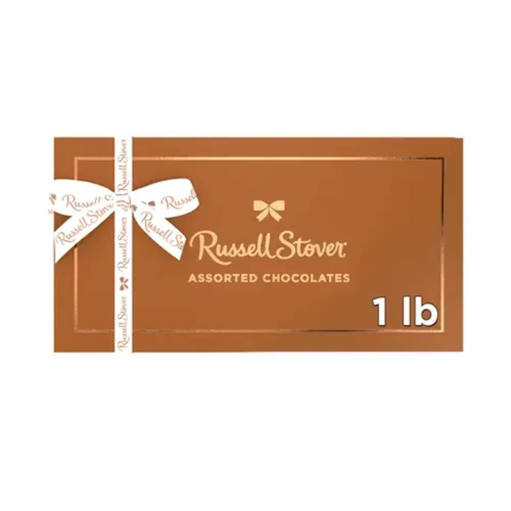 RUSSELL STOVER Assorted Milk &amp; Dark Chocolate Gift Box, 16 oz., contains, photo 2 of 4