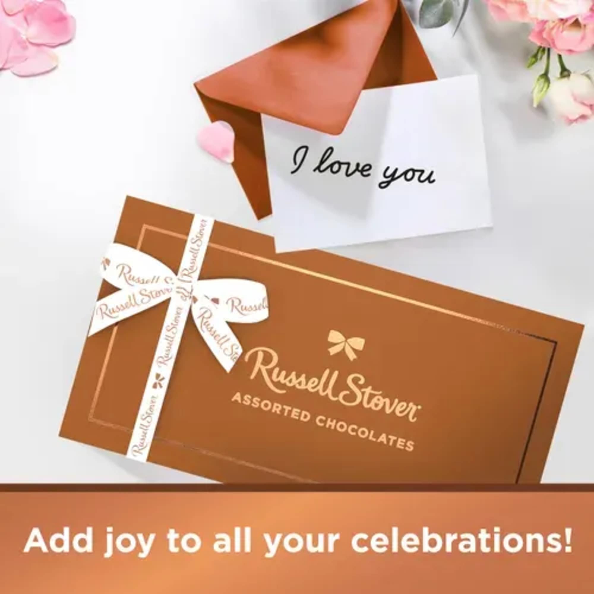 RUSSELL STOVER Assorted Milk &amp; Dark Chocolate Gift Box, 16 oz., contains, photo 4 of 4