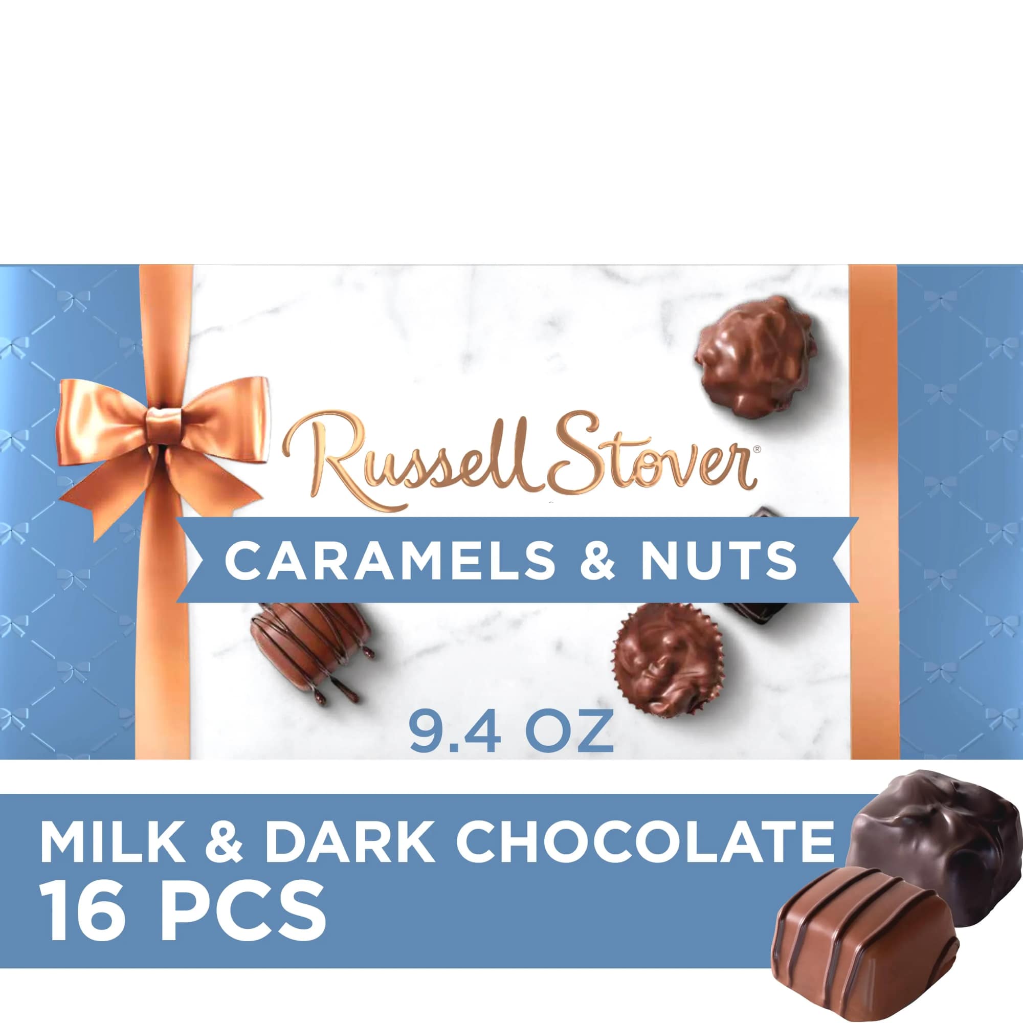 A classic boxed assortment of Russell Stover caramels and nuts makes a, photo 2 of 4