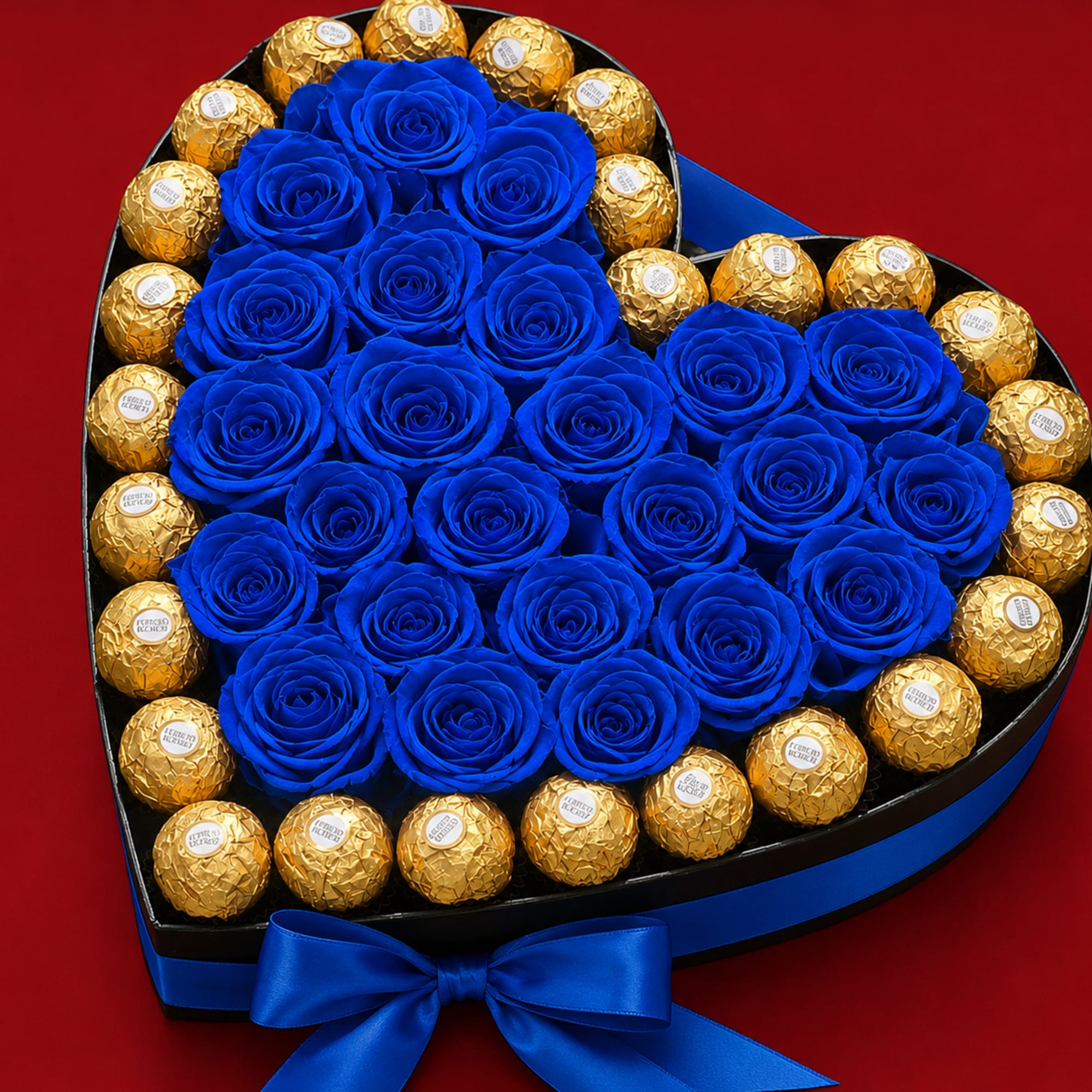 Celebrate life&rsquo;s special moments with our Luxury Heart Rose &amp; Chocolate Box.