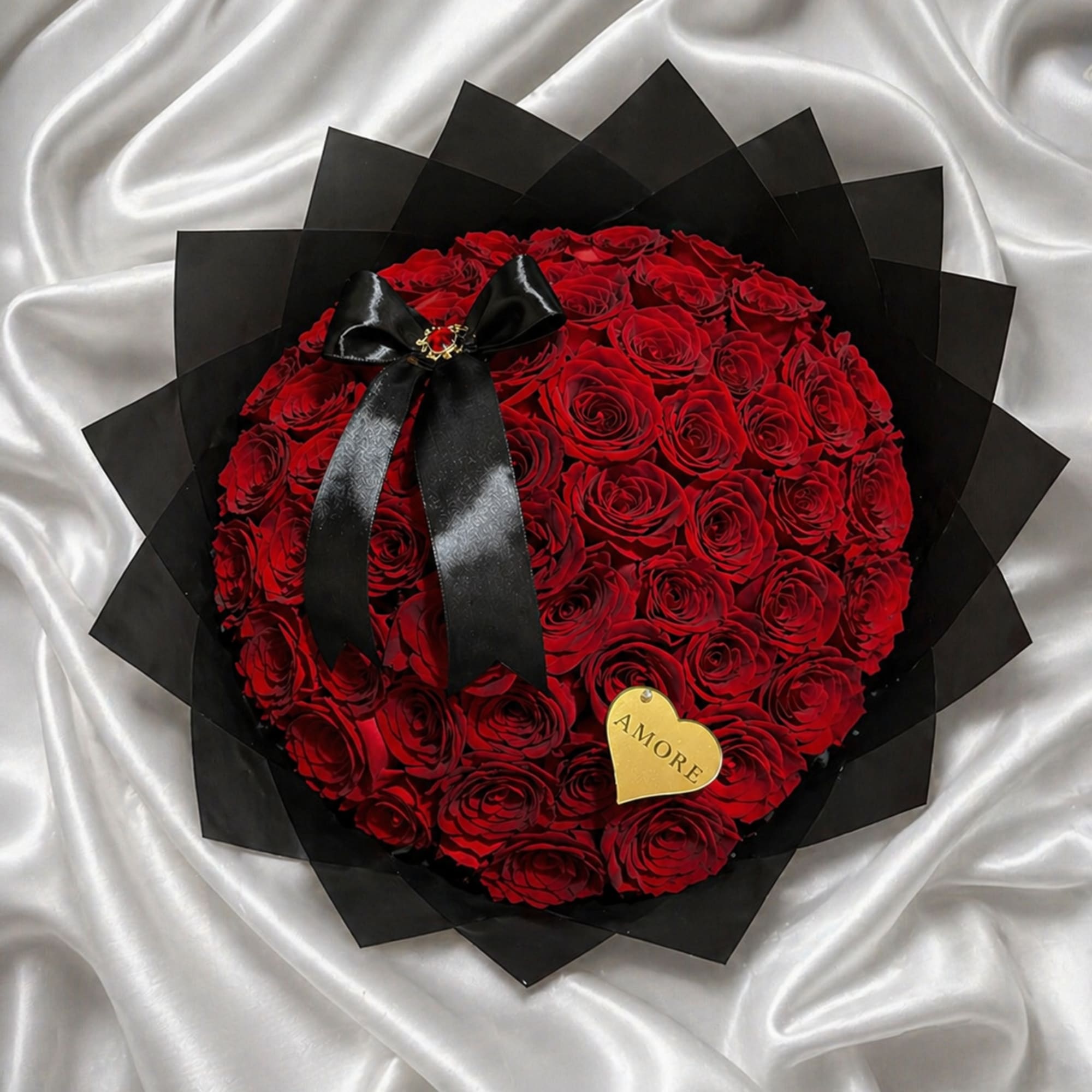 The Luxury Red Rose Bouquet &ndash; Signature Collection is a bold and