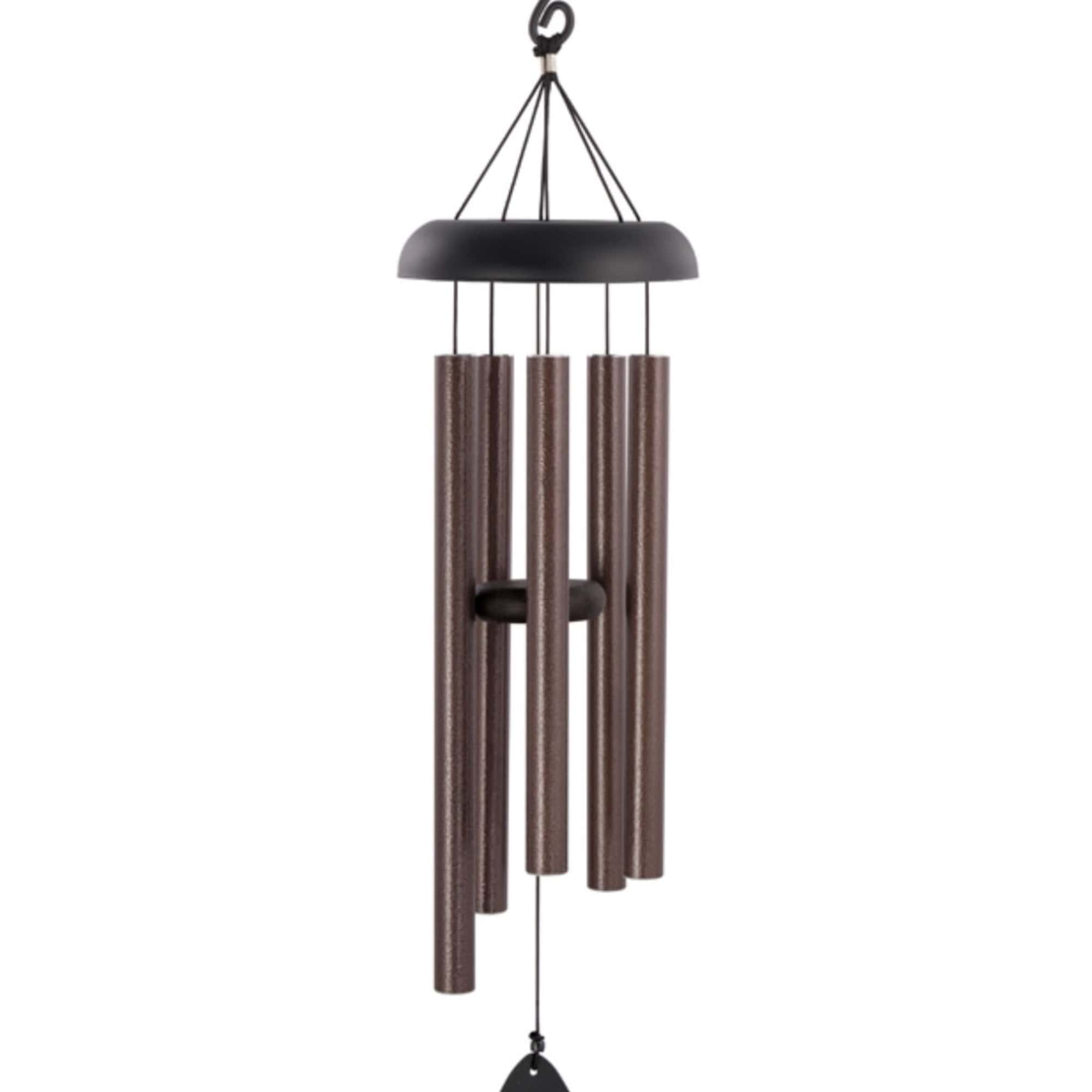 Warm bronze fleck tones and soothing resonance make this decorative windchime a, photo 2 of 2