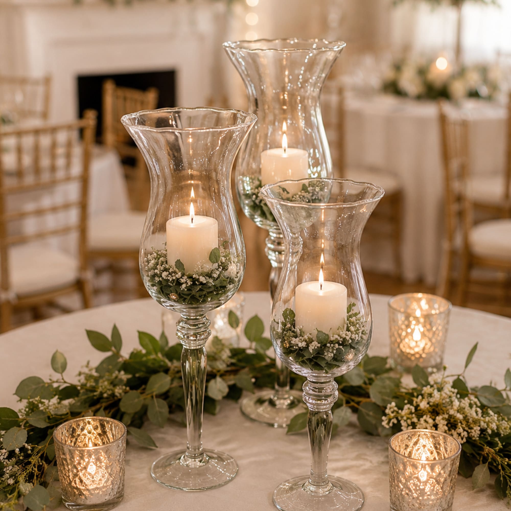 The room is set. The candles are glowing. The flowers are perfect., photo 2 of 2
