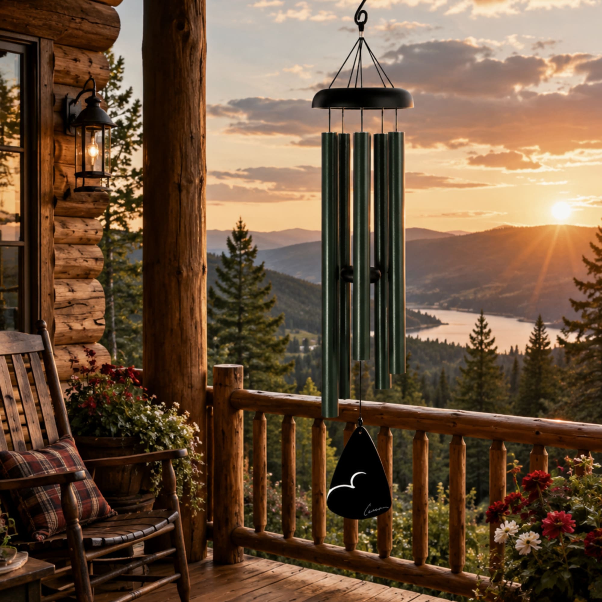 Bring peaceful sound and timeless style to any outdoor space with this