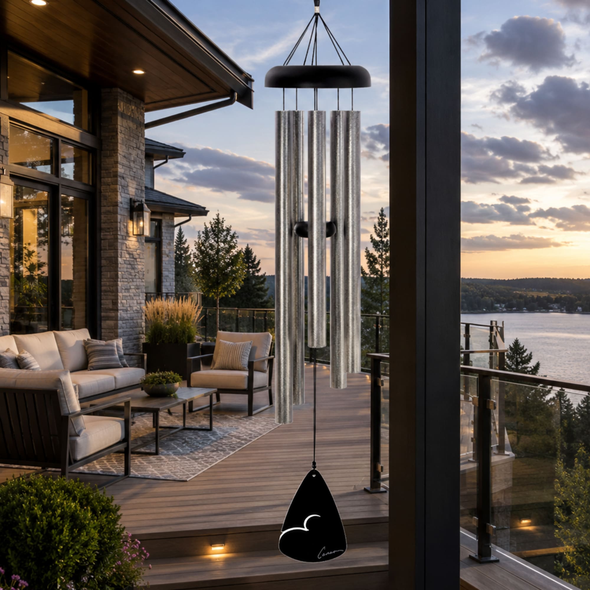 Bring peaceful sound and timeless style to any outdoor space with this