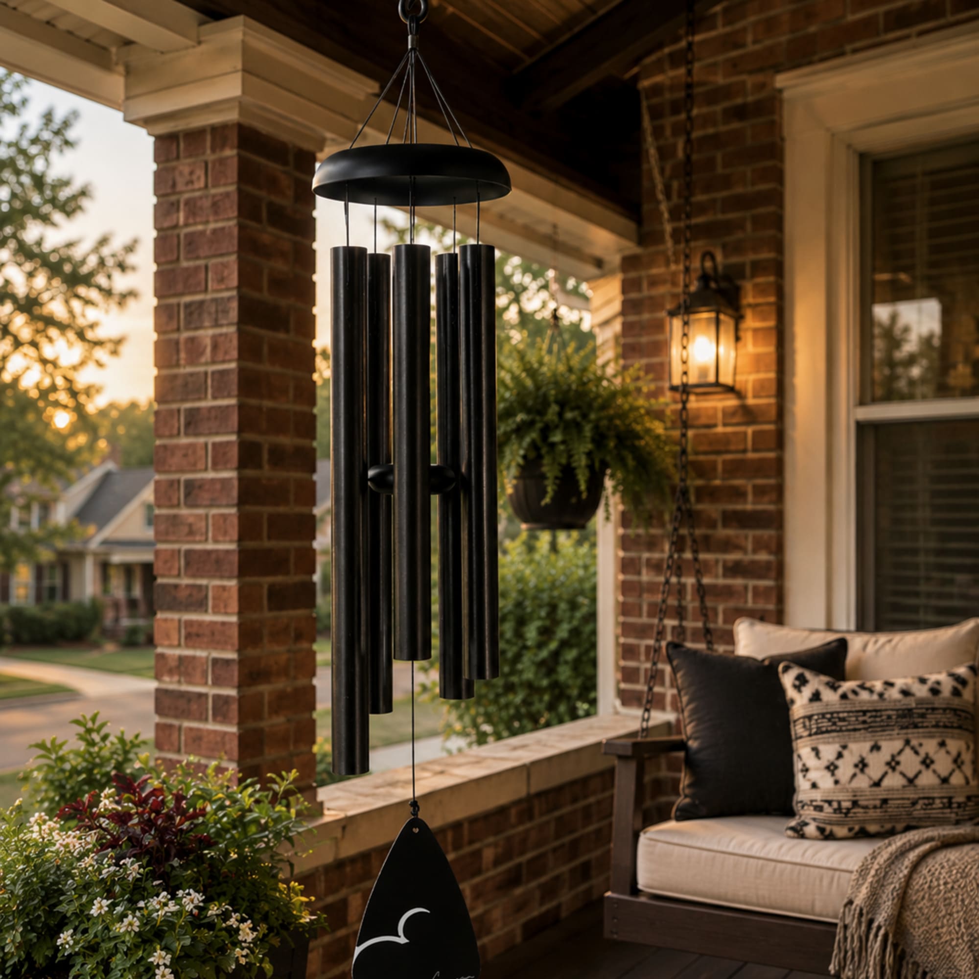 Bring timeless style and soothing sound to porches, patios, decks, and outdoor