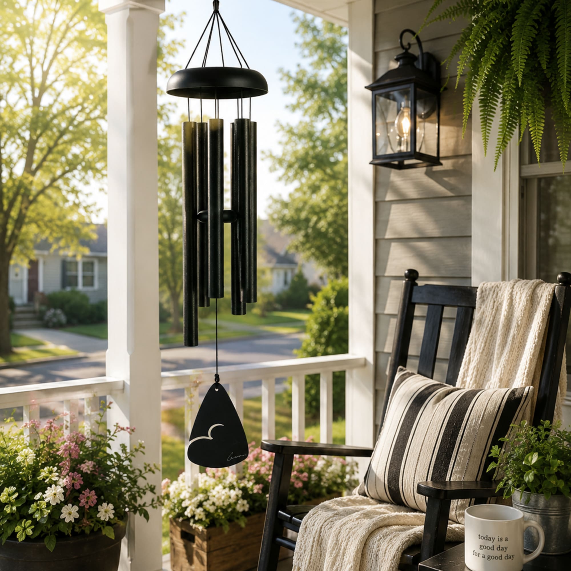 Modern black fleck styling and deep soothing tones make this powder-coated 30&rdquo;