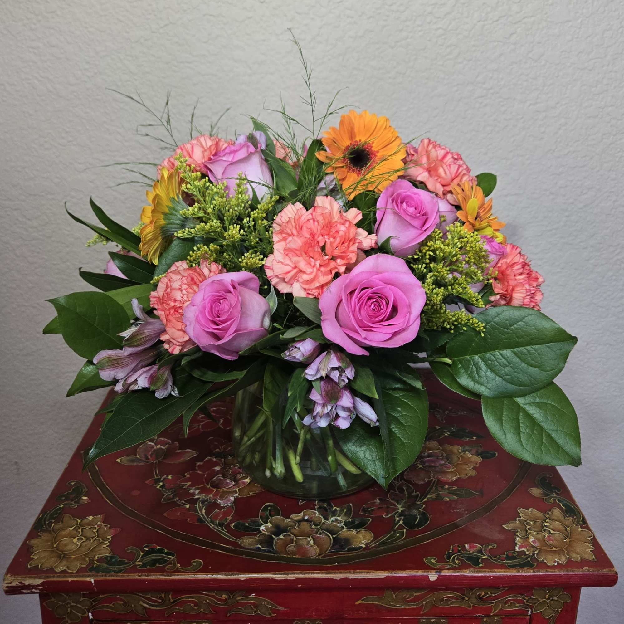 Combinacion de hetrmosas flores y colores