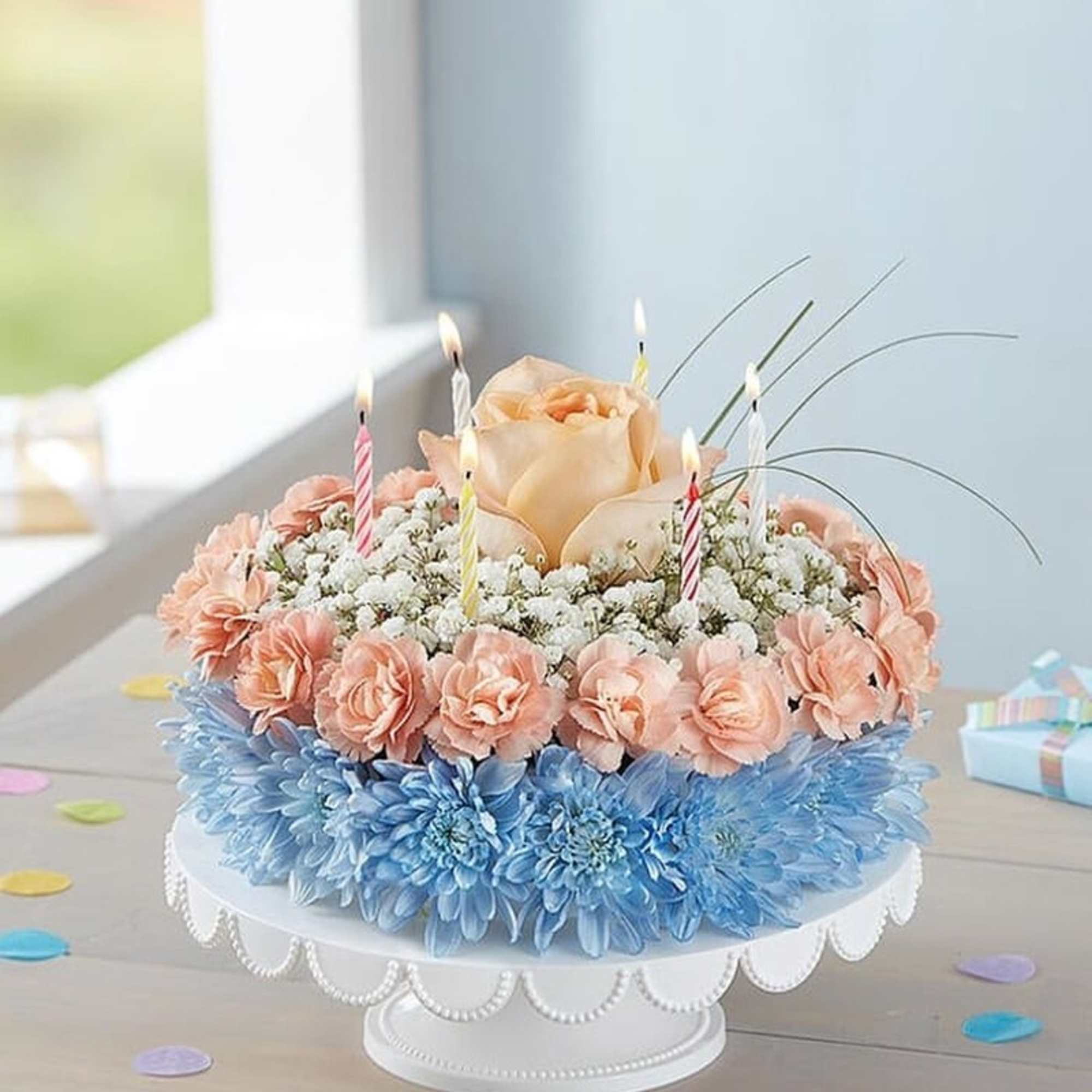 Here&rsquo;s a birthday favorite that really takes the cake! Our one-of-a-kind flower