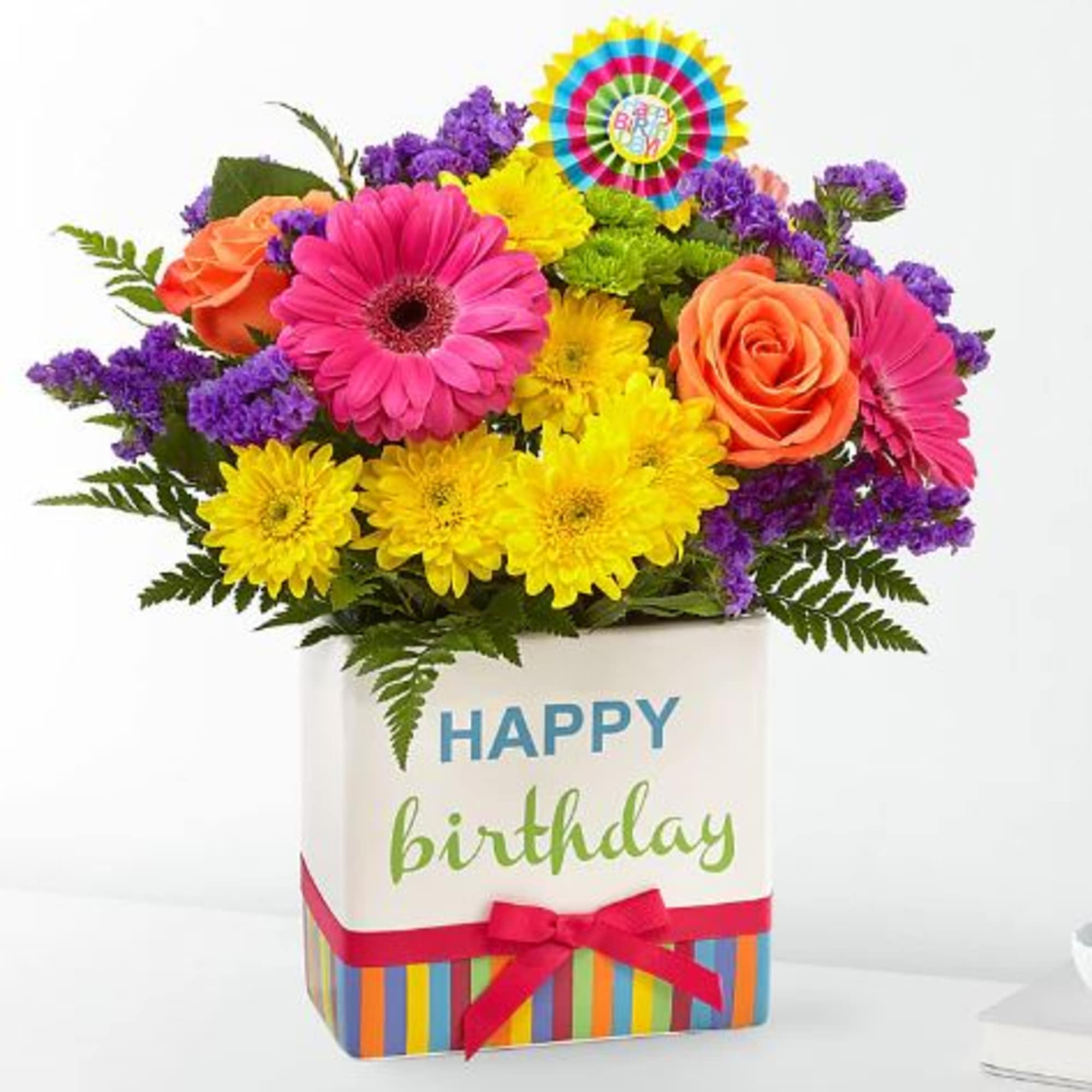The Birthday Brights Bouquet is a true celebration of color and life