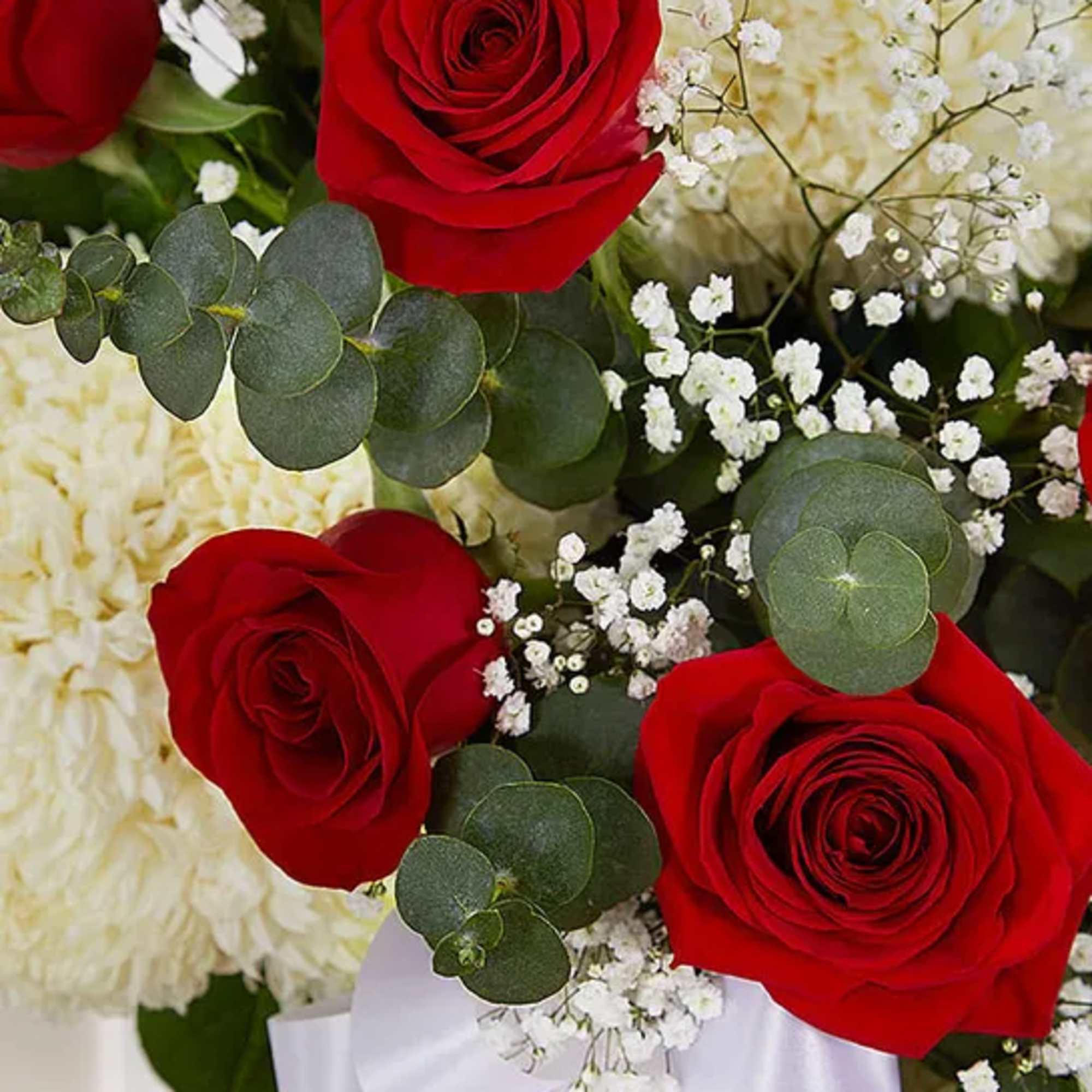 Honor a lifetime of faithful devotion with our beautiful standing cross arrangement., photo 2 of 2