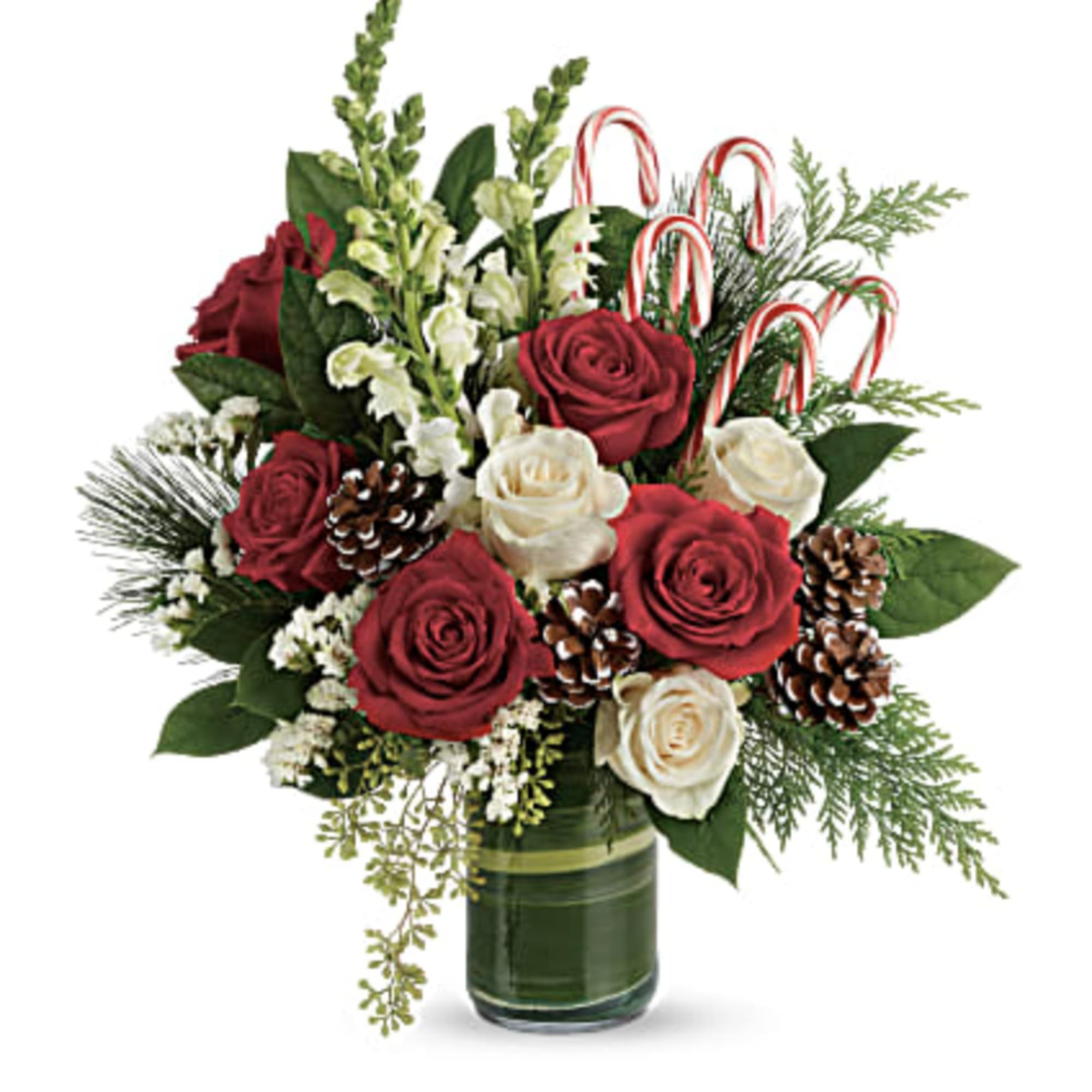 Fragrant Pine and cedar join gorgeous fluffy roses and snap dragons and, photo 2 of 2