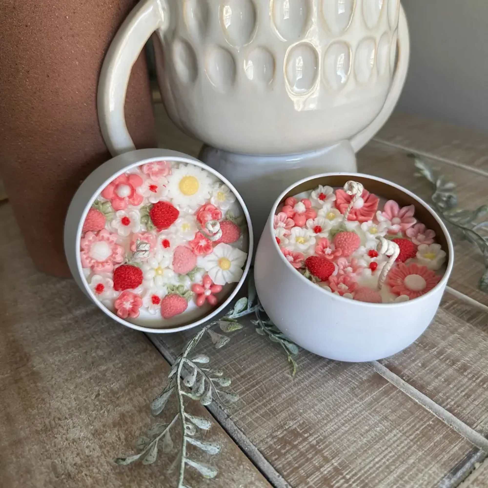 Literally cannot get enough of the little strawberries  

Each candle is, photo 2 of 2